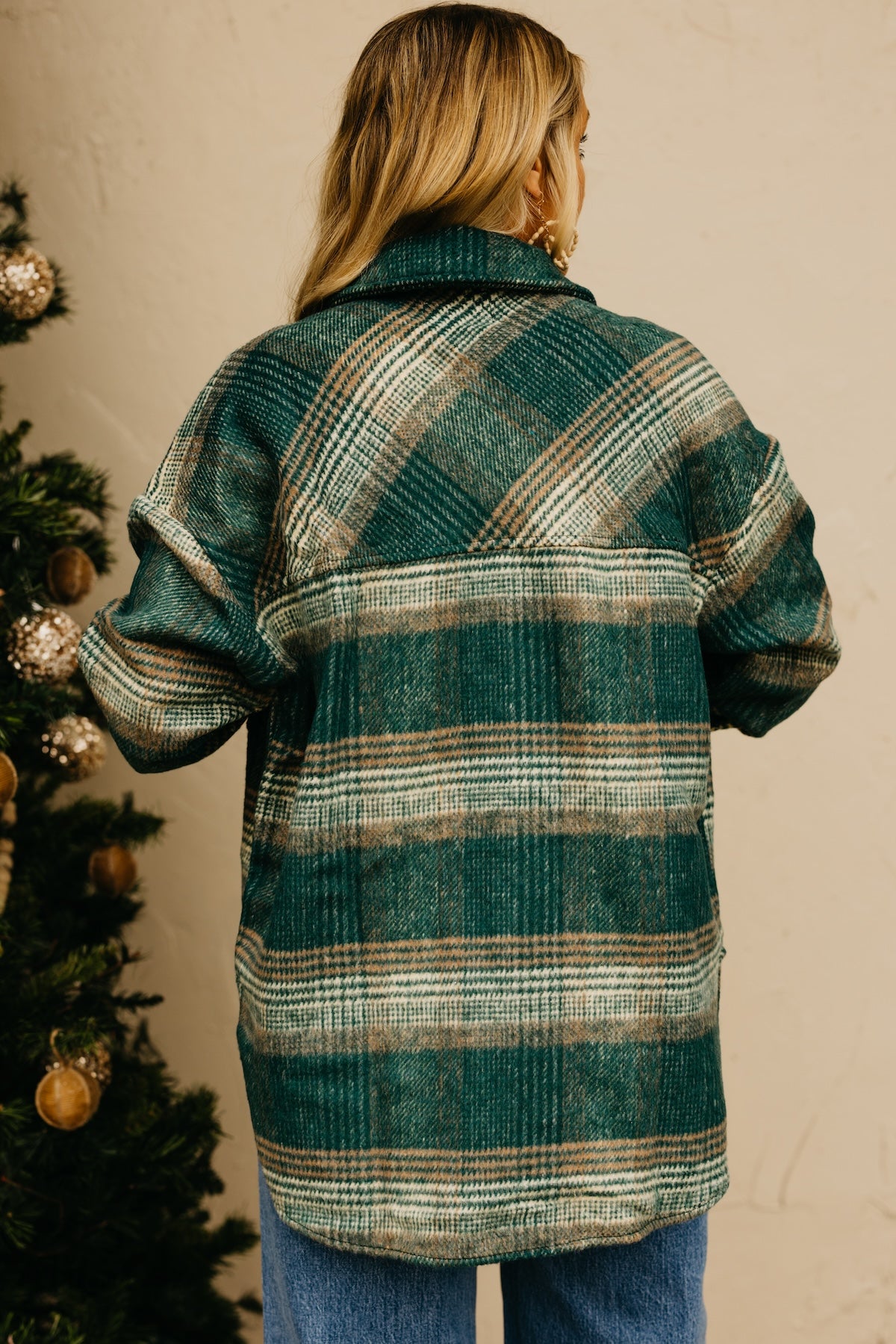 The Melodie Oversize Plaid Shacket