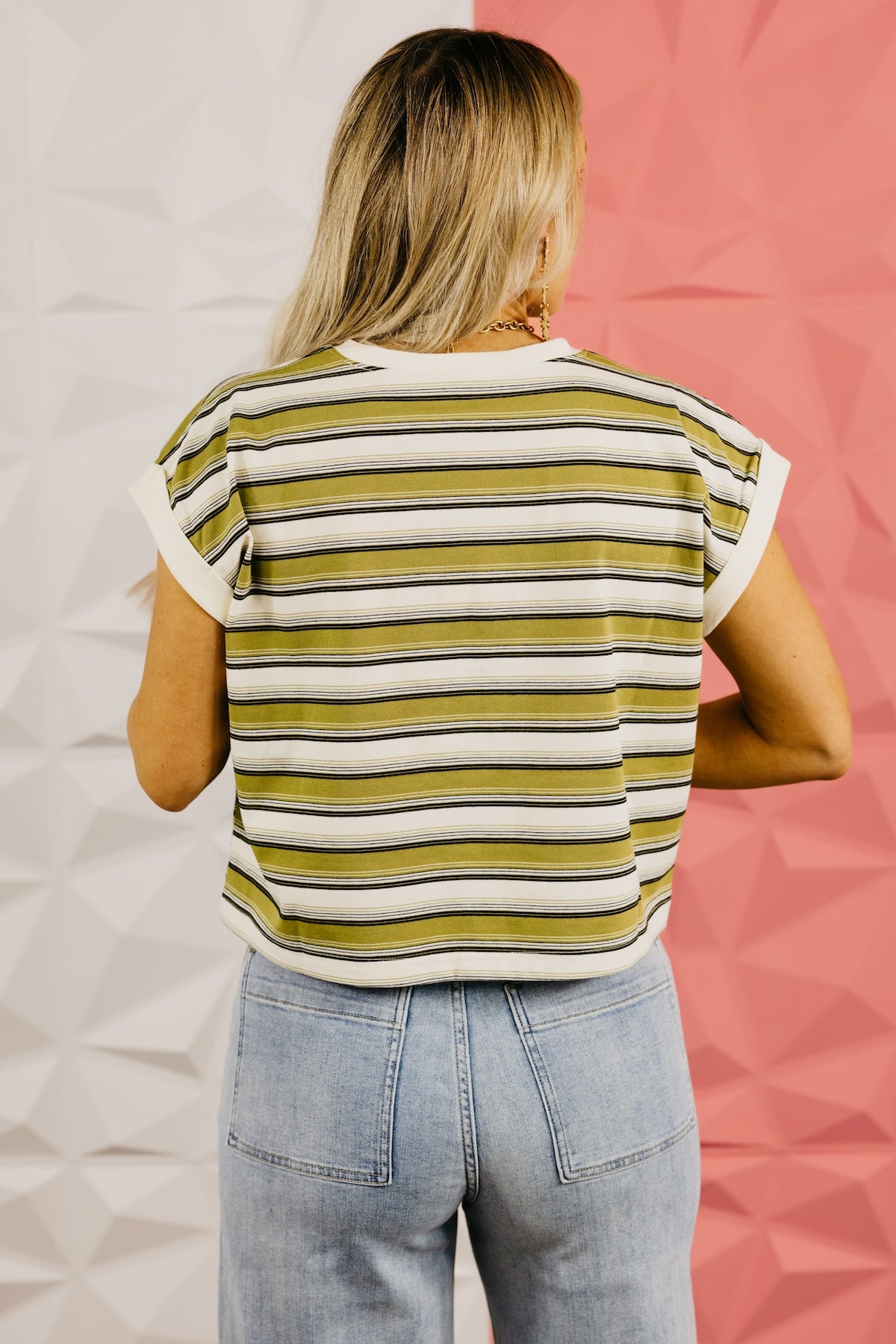 The Henrieta Stripe Ringer Boxy Top