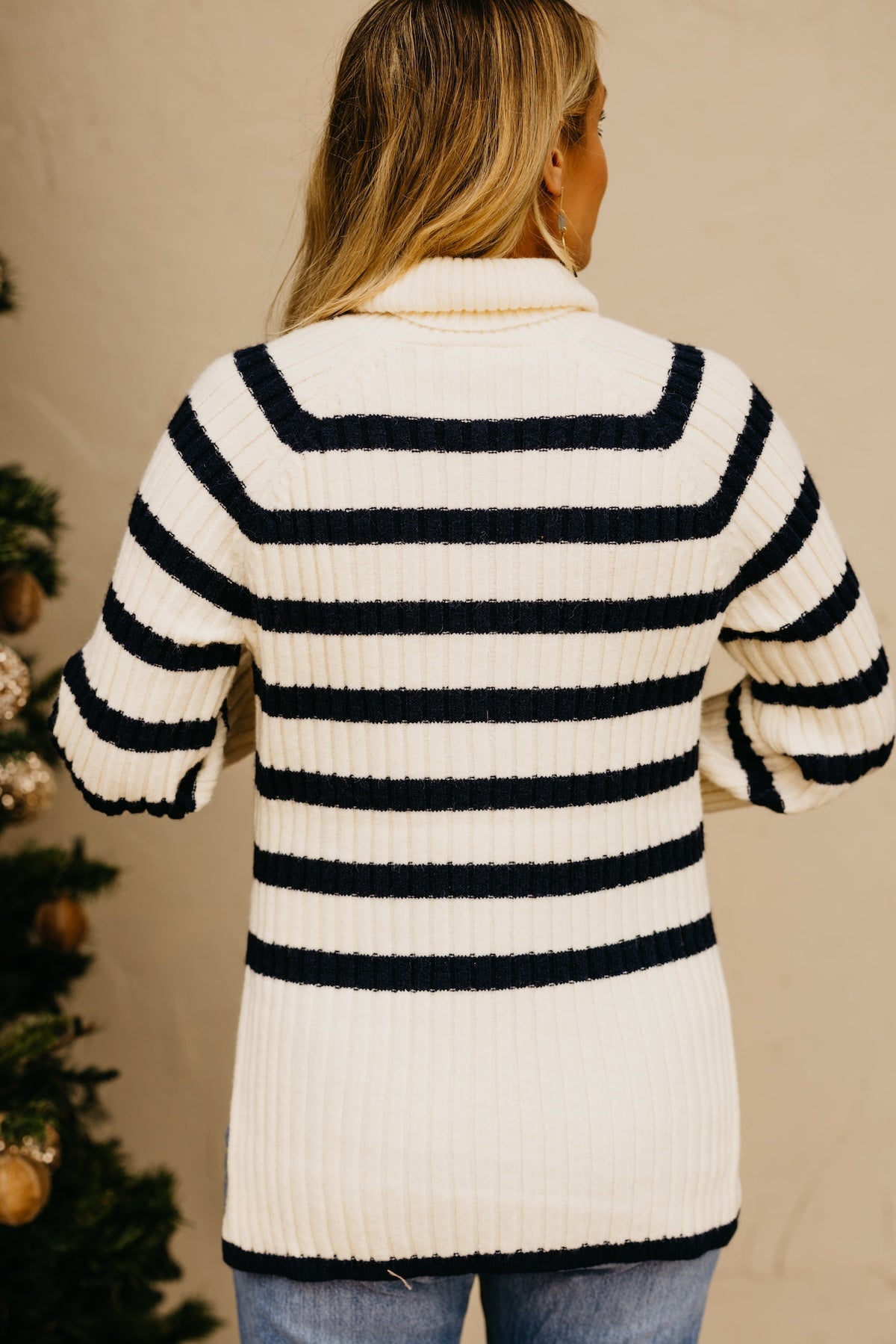 The Ernie Turtleneck Striped Sweater