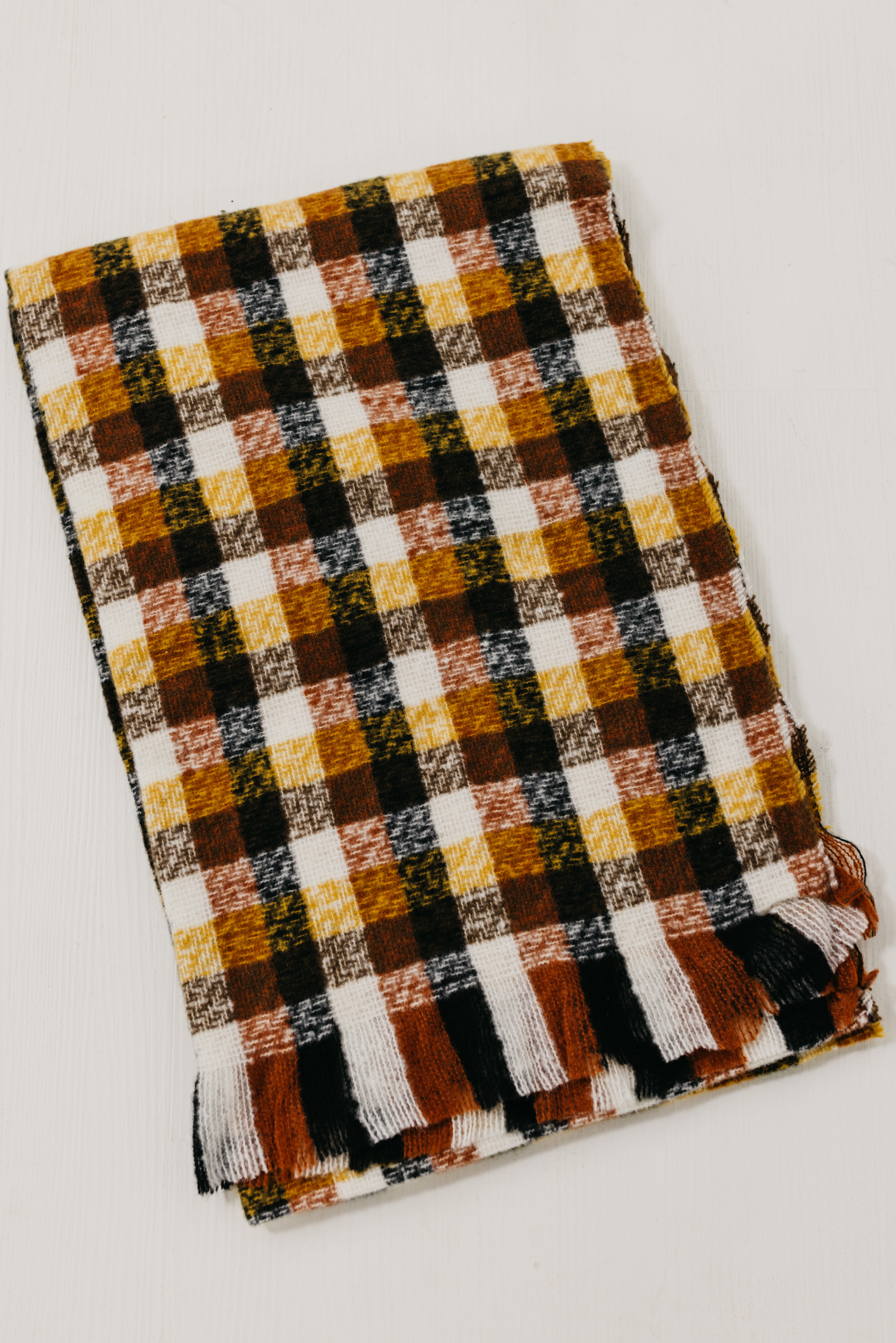 The Tayler Checkered Scarf