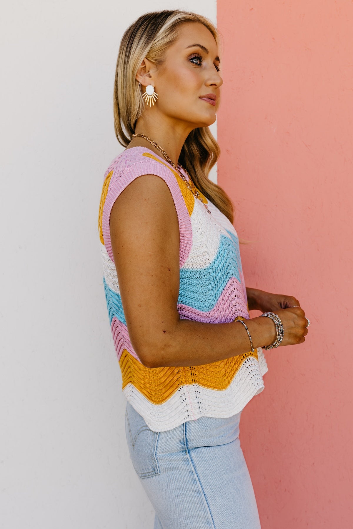 The Julien Scalloped Sweater Vest