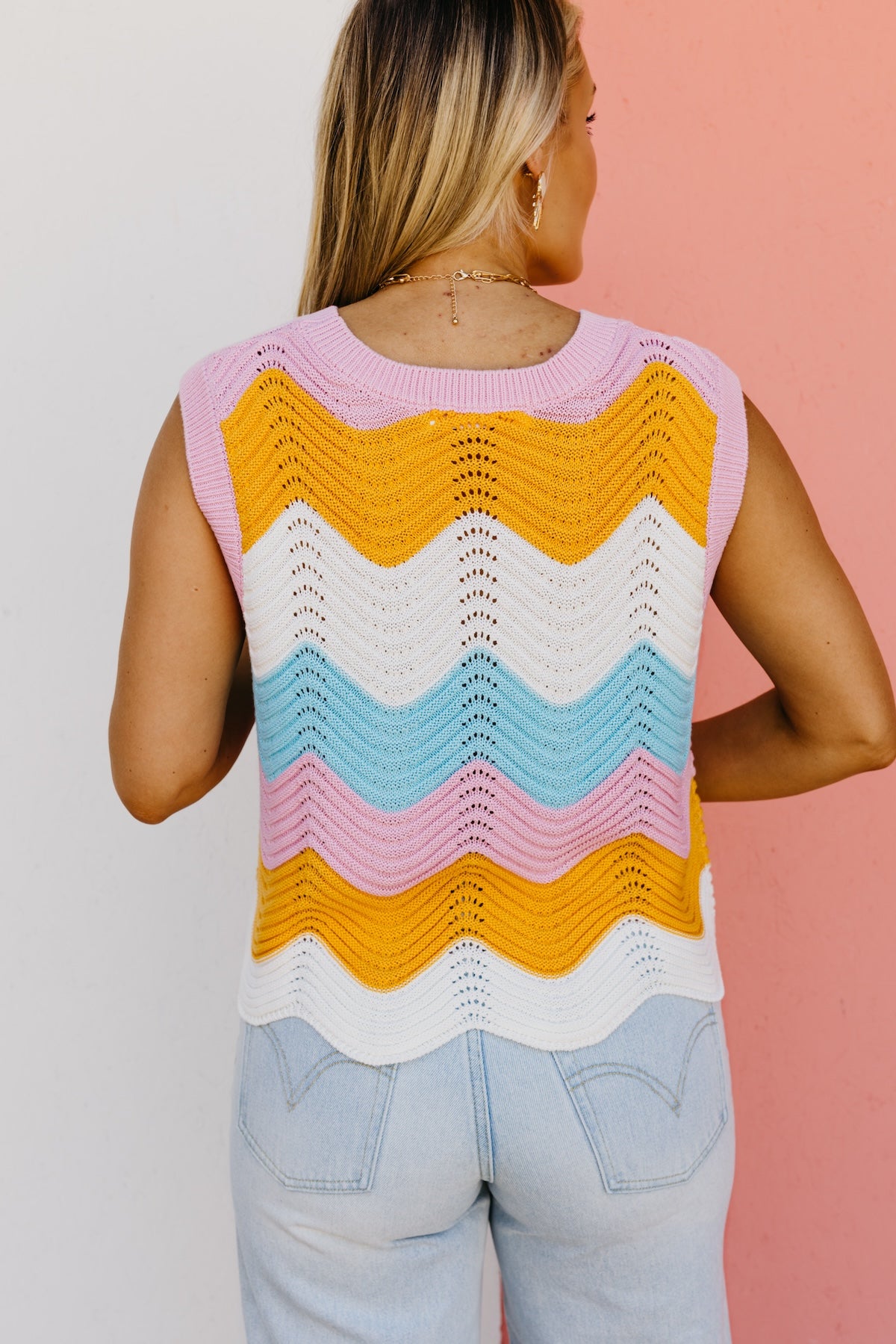 The Julien Scalloped Sweater Vest