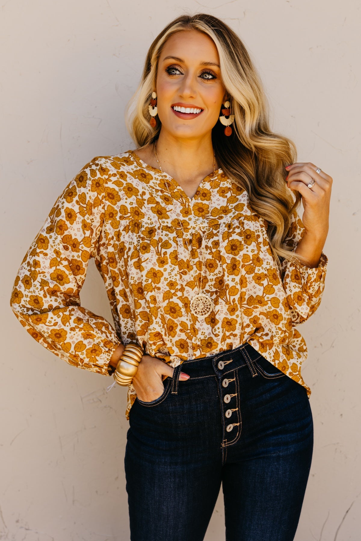 The Andrew Floral Blouse