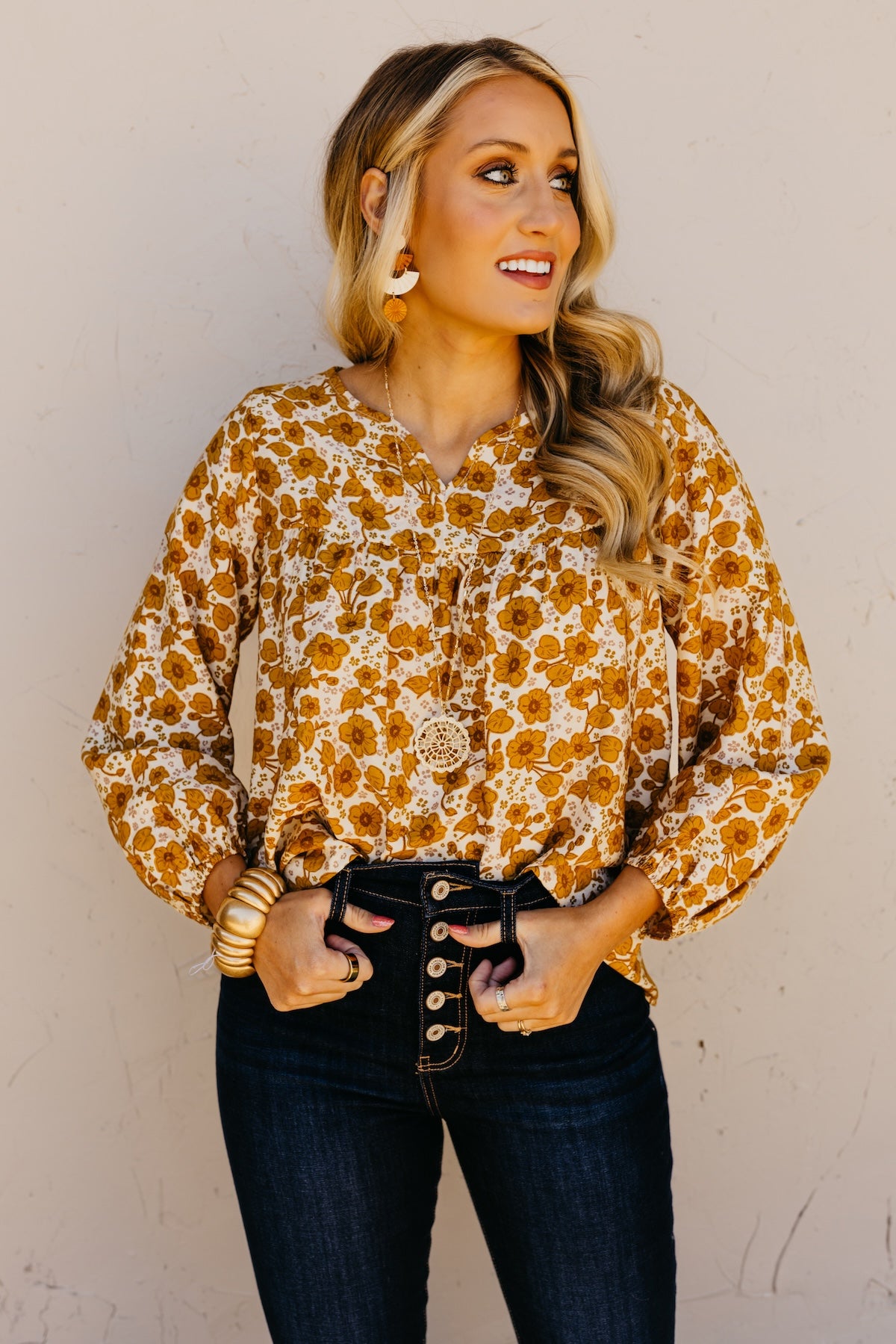 The Andrew Floral Blouse