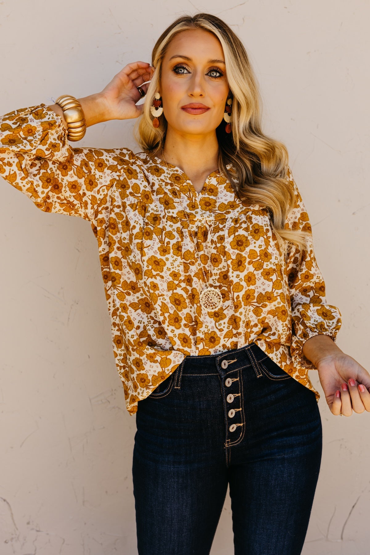 The Andrew Floral Blouse