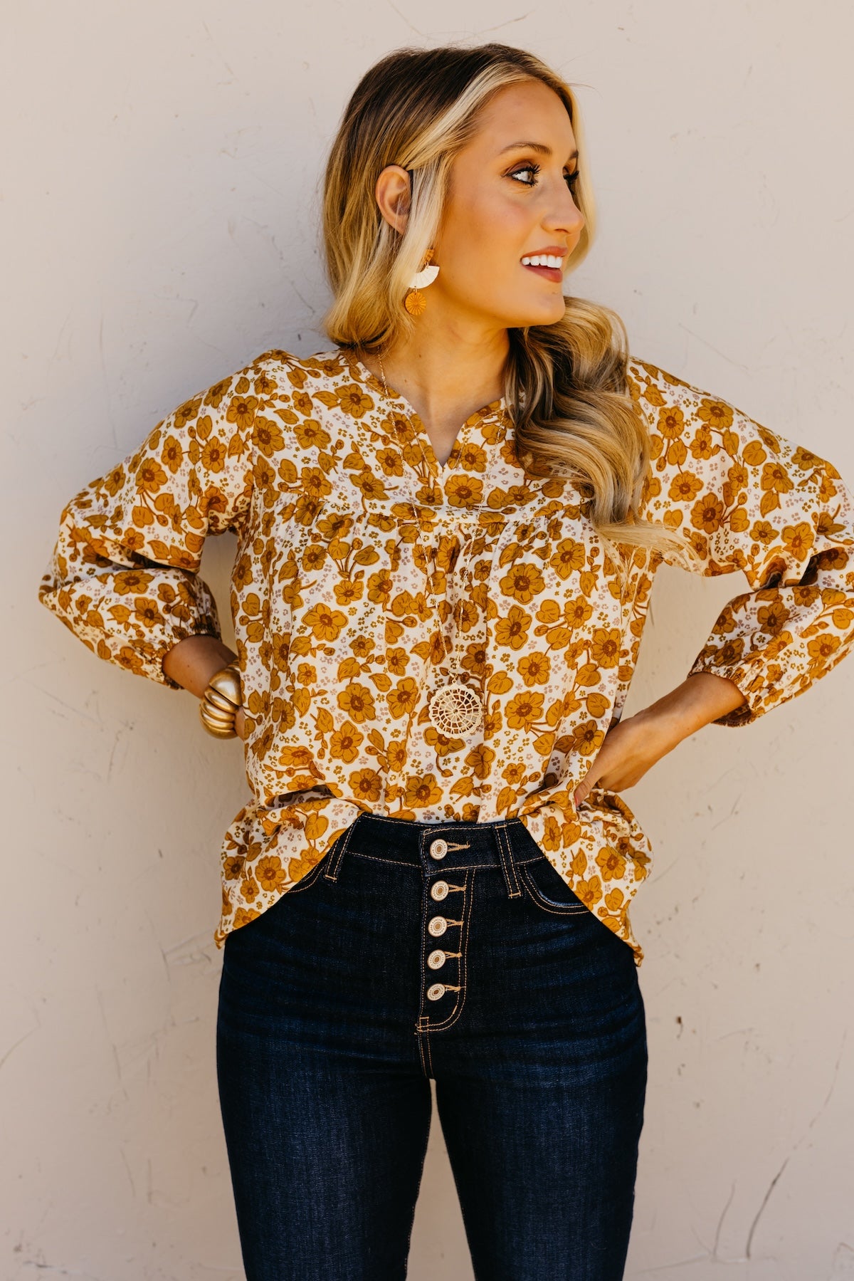 The Andrew Floral Blouse