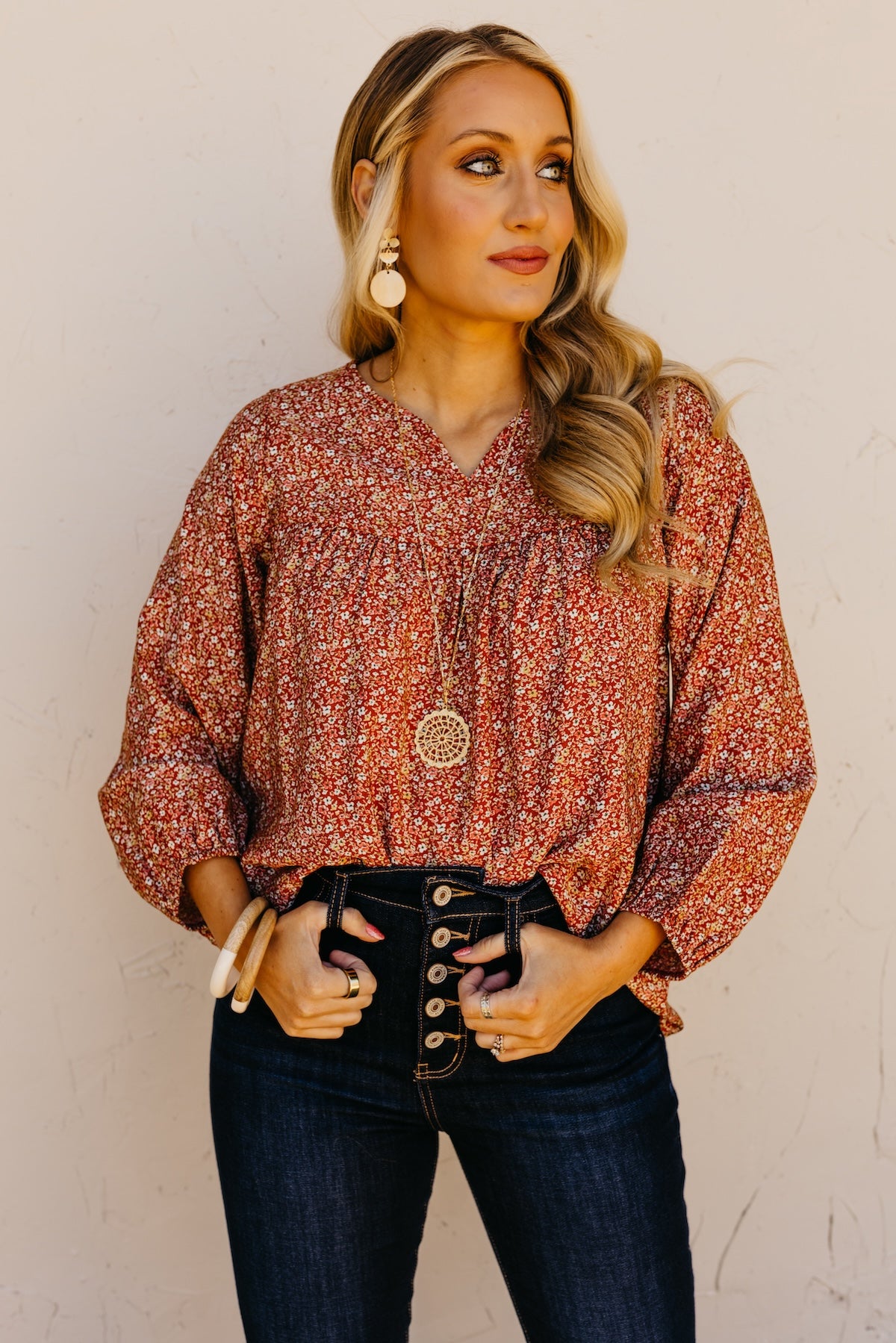 The Andrew Floral Blouse