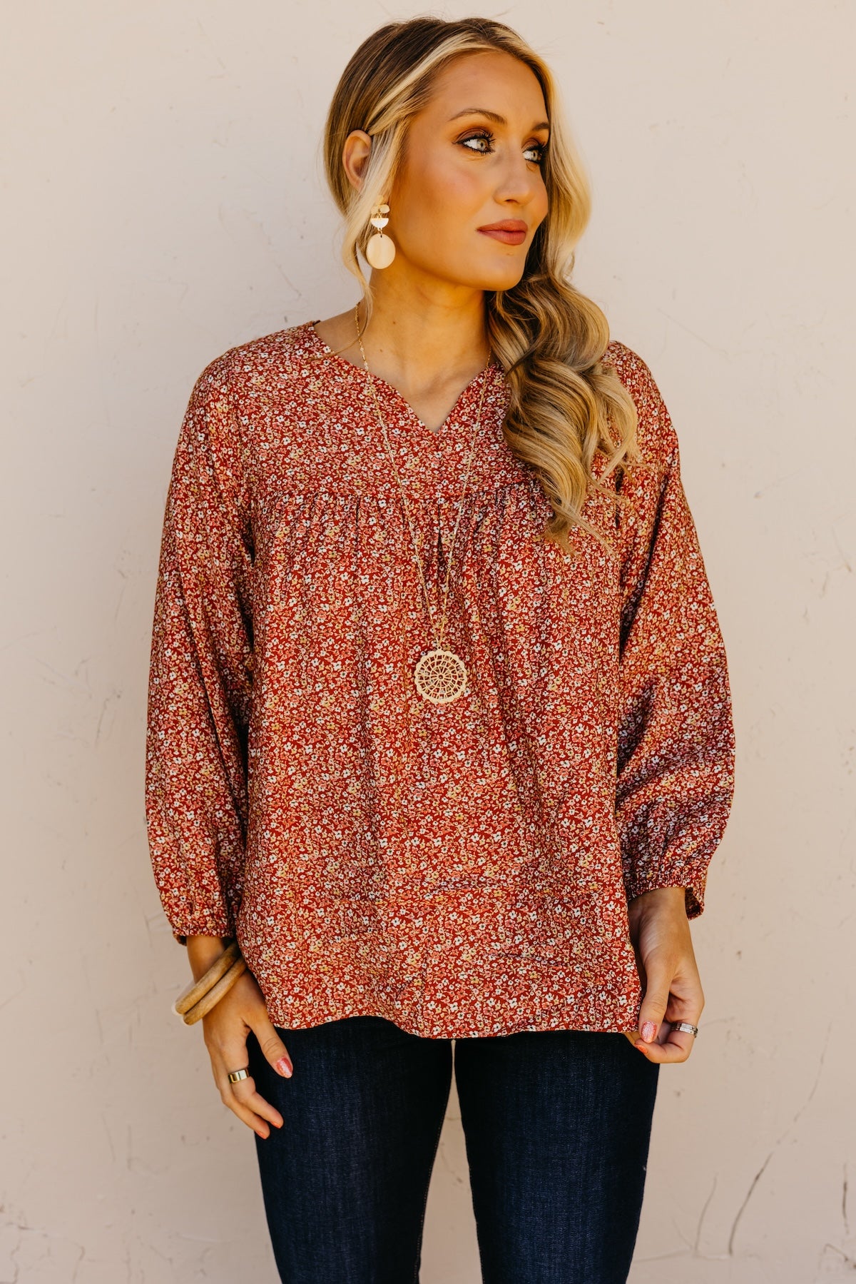 The Andrew Floral Blouse