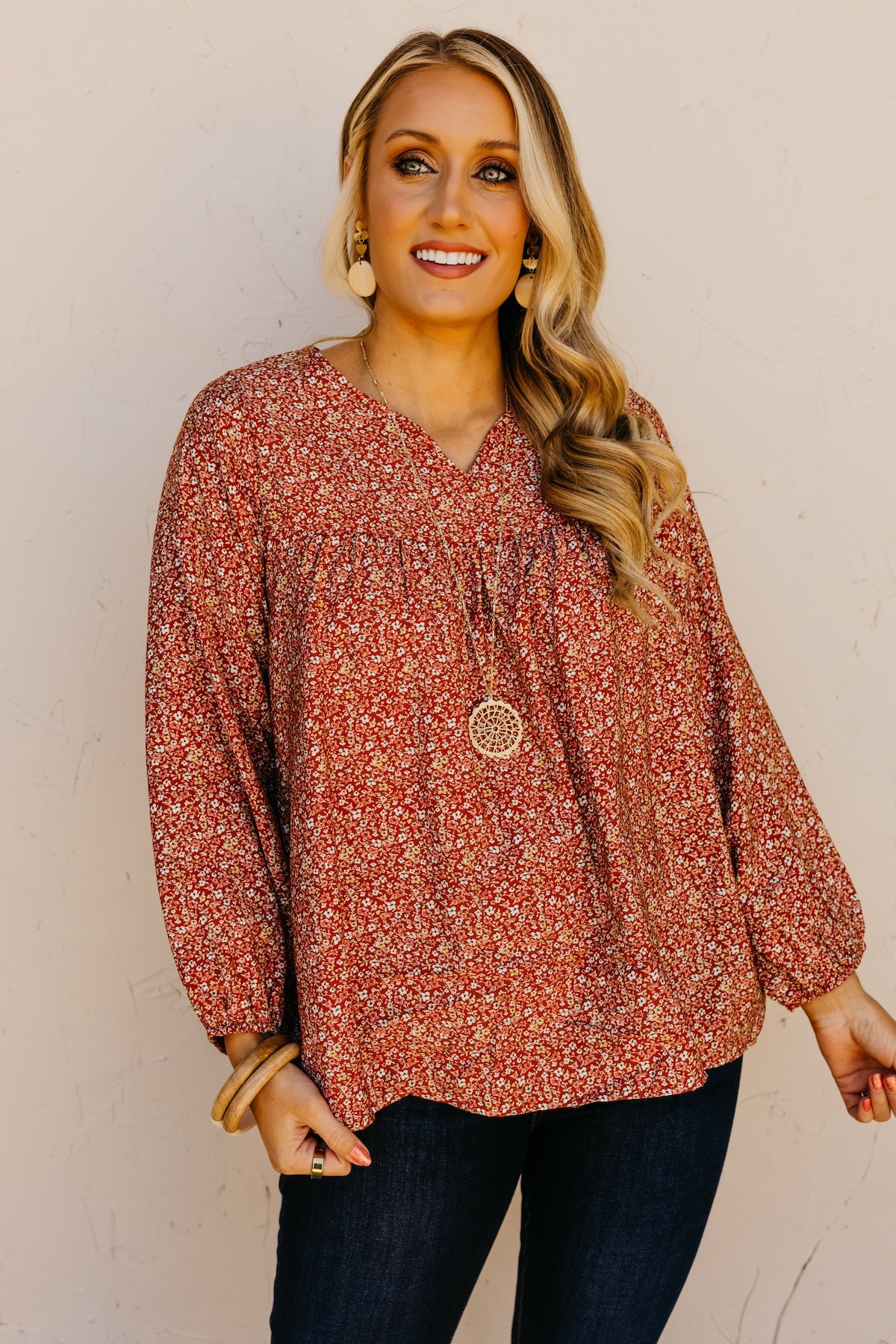 The Andrew Floral Blouse