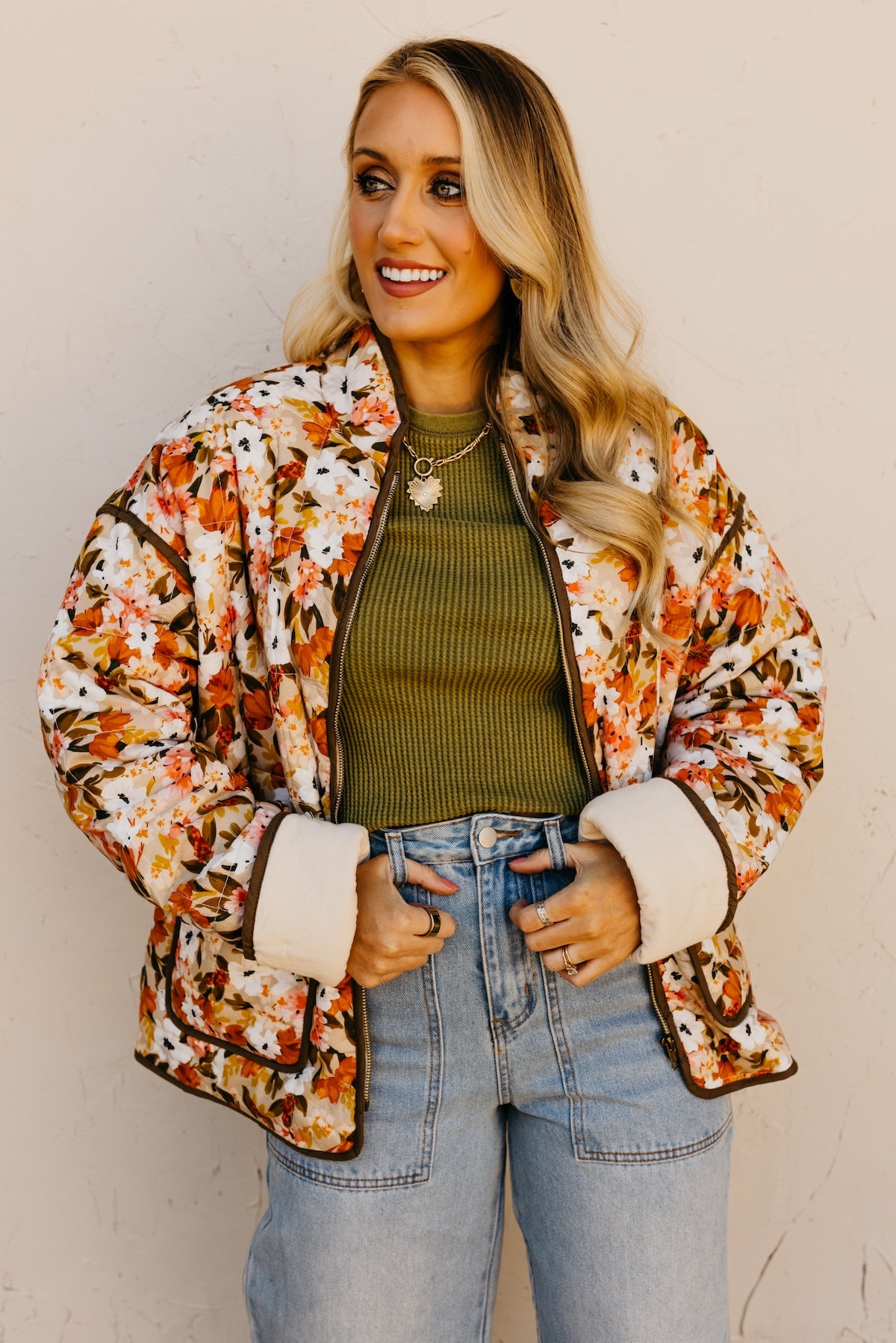 The Christopher Floral Quilted Jacket