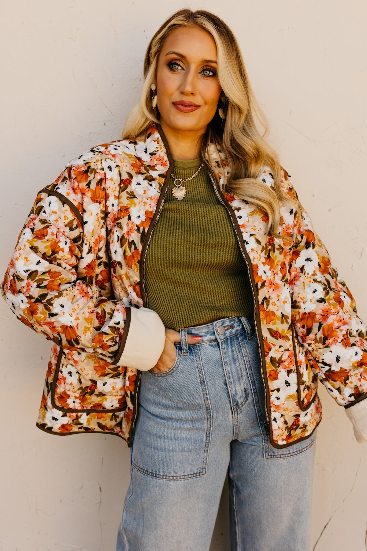 The Christopher Floral Quilted Jacket