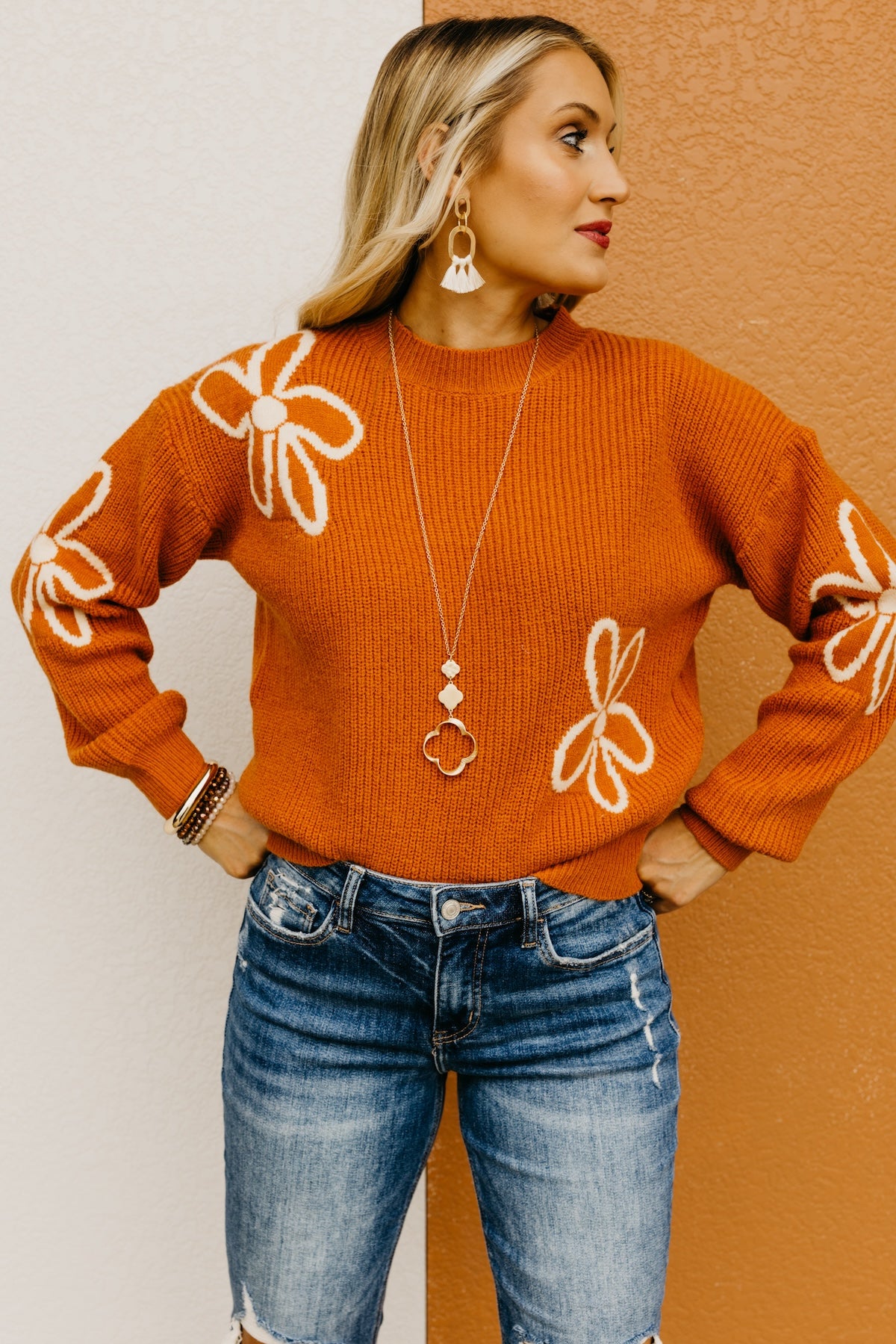 The Rayne Floral Detail Sweater