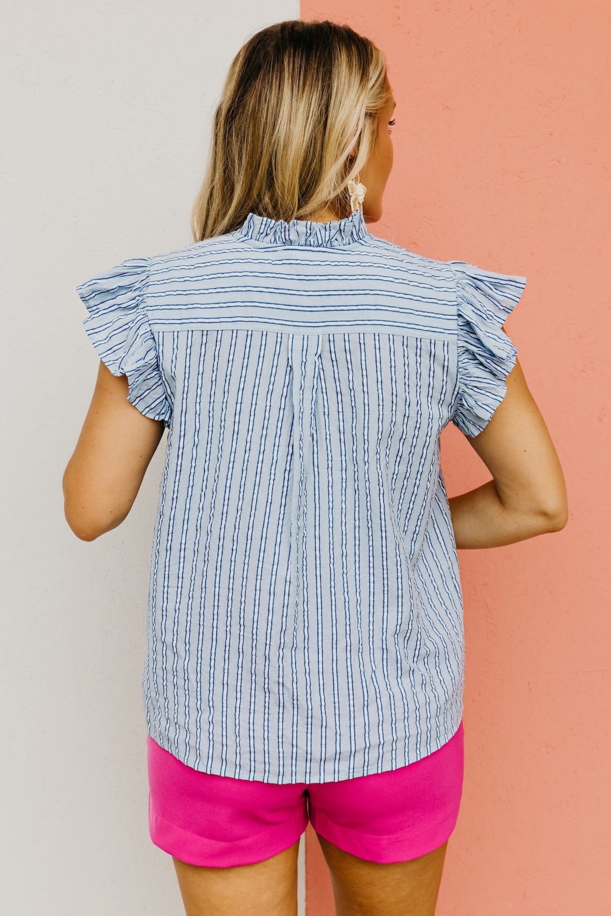 The Kenia Pleated Knot Shirt