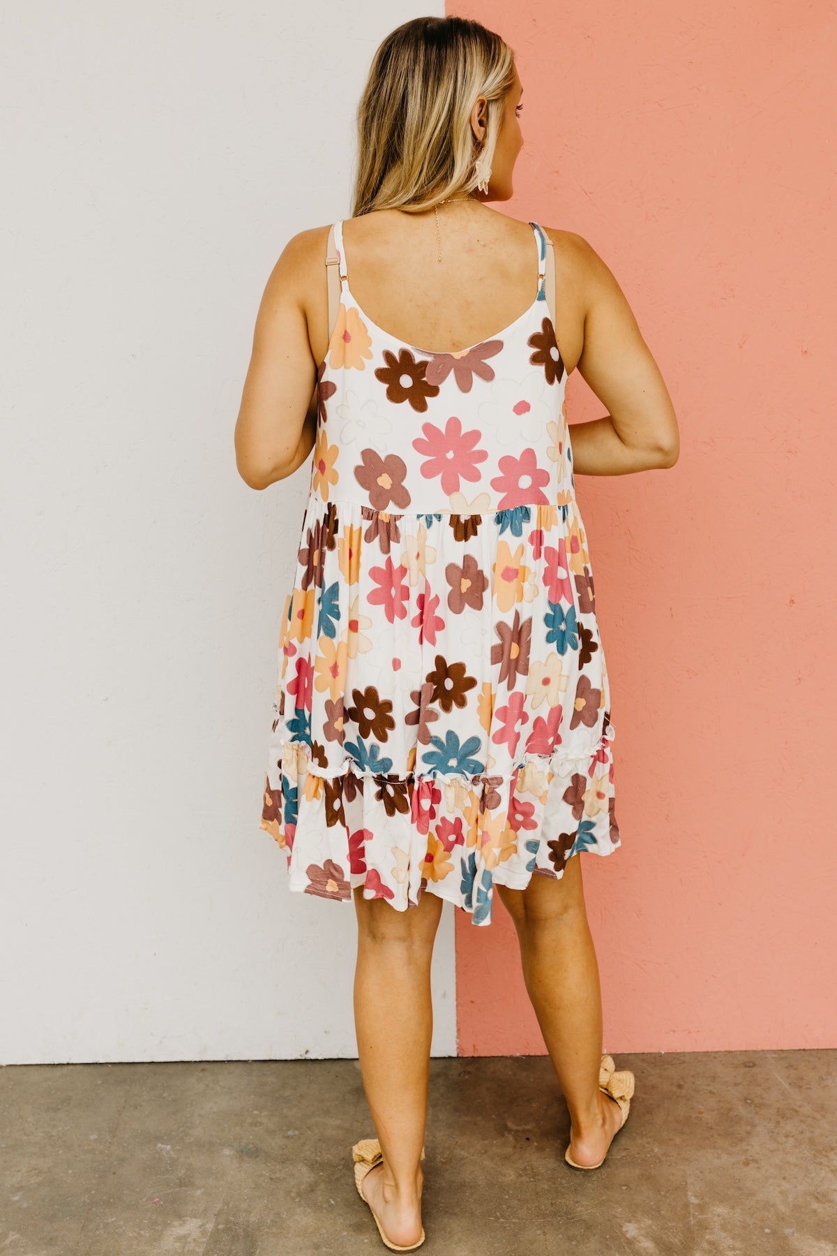 The Annika Floral Tiered Mini Dress