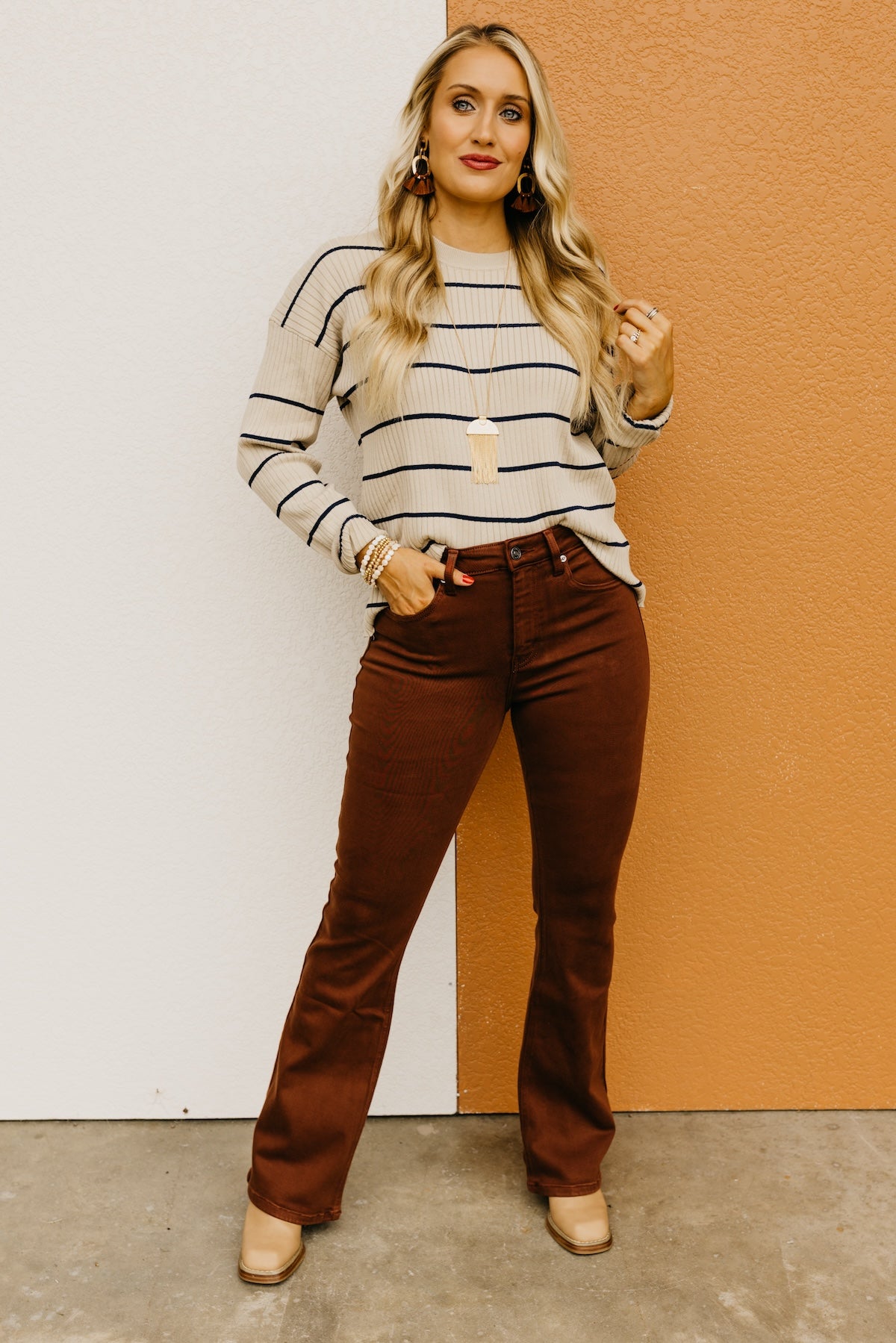 Wishlist | The Tinsley Striped Ribbed Sweater