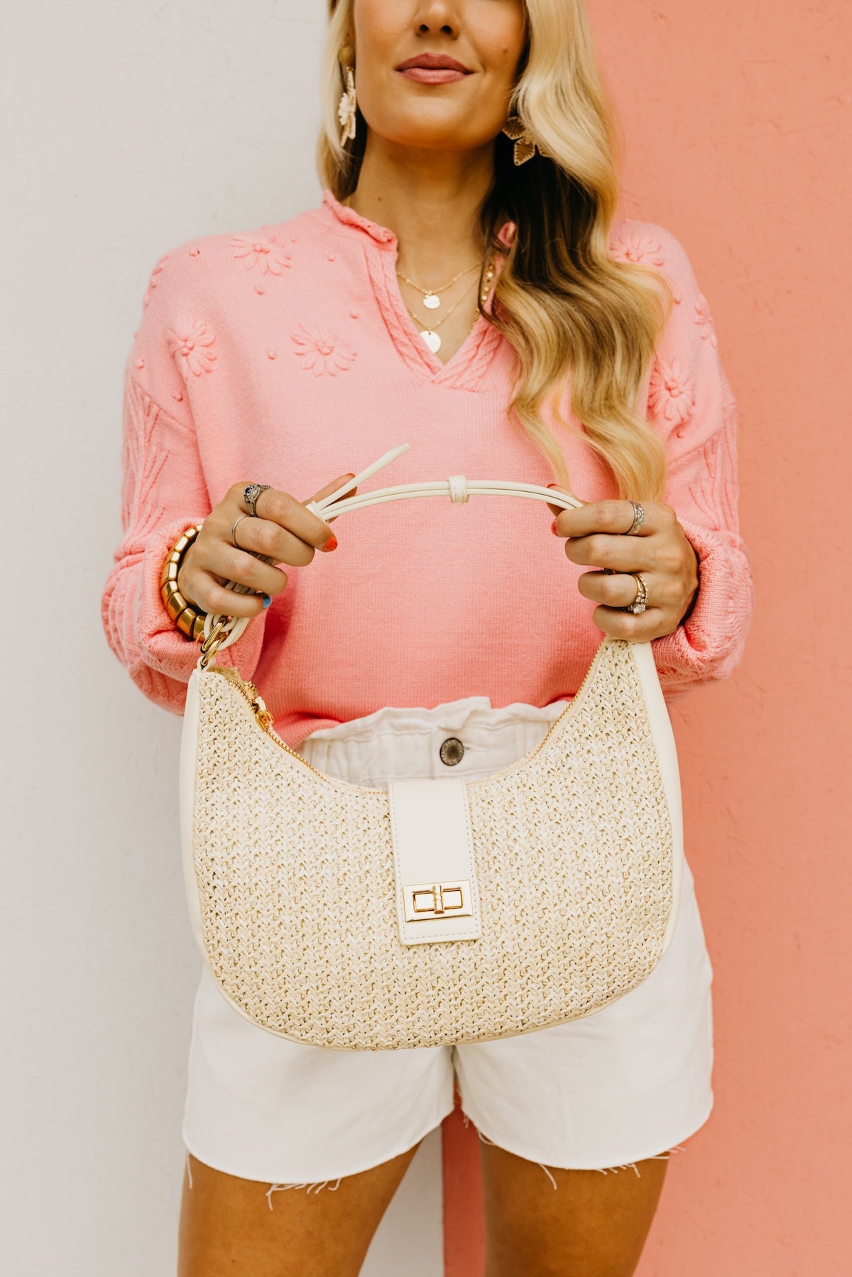 The Taylinne Woven Handbag