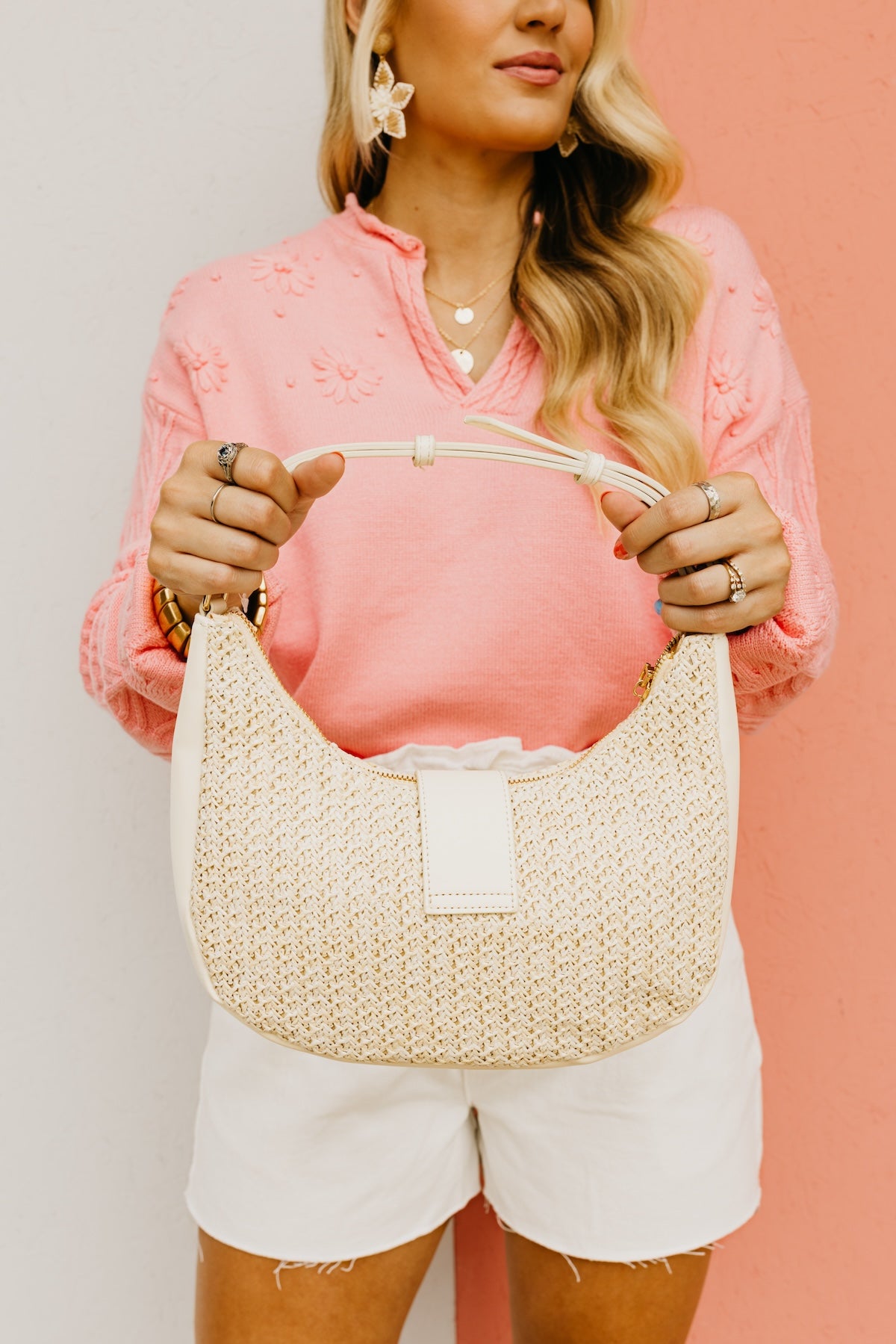 The Taylinne Woven Handbag