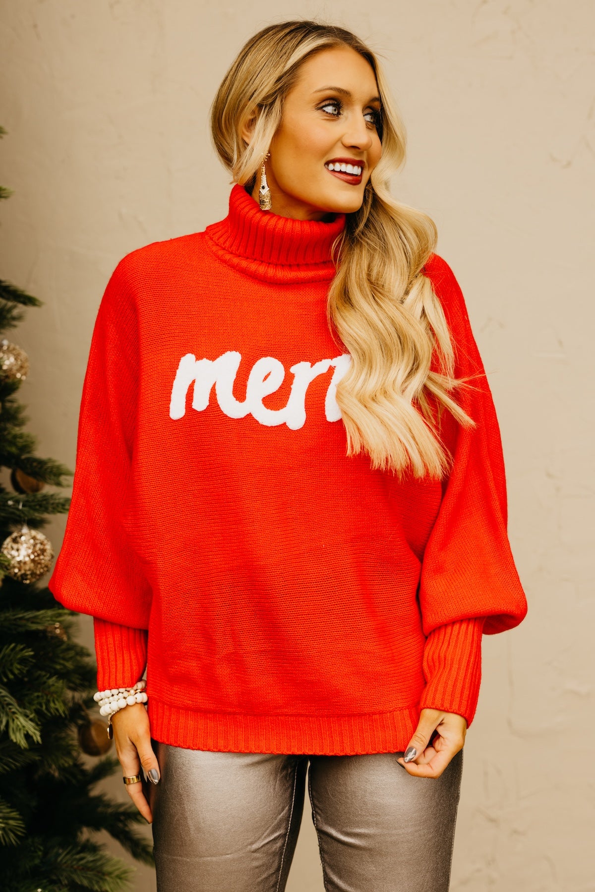 The Holiday Wishes High Neck Sweater