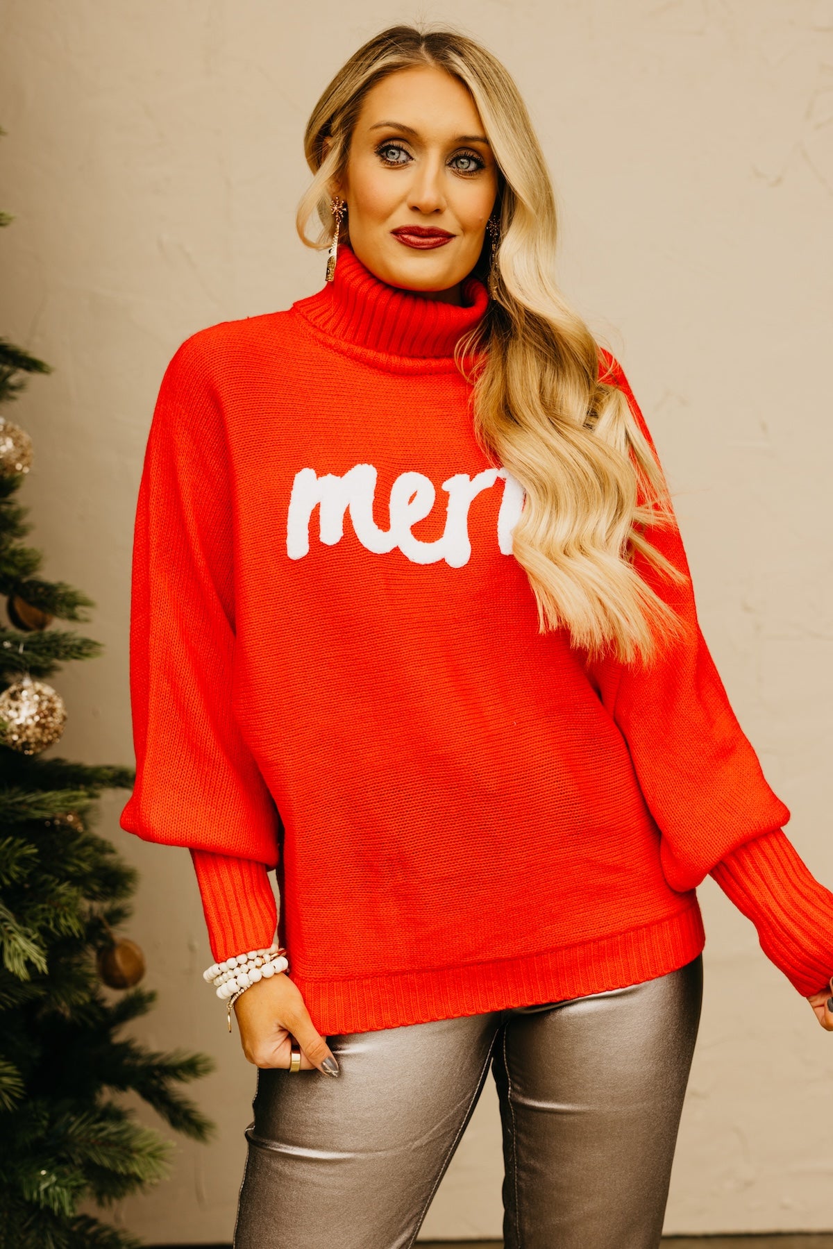 The Holiday Wishes High Neck Sweater