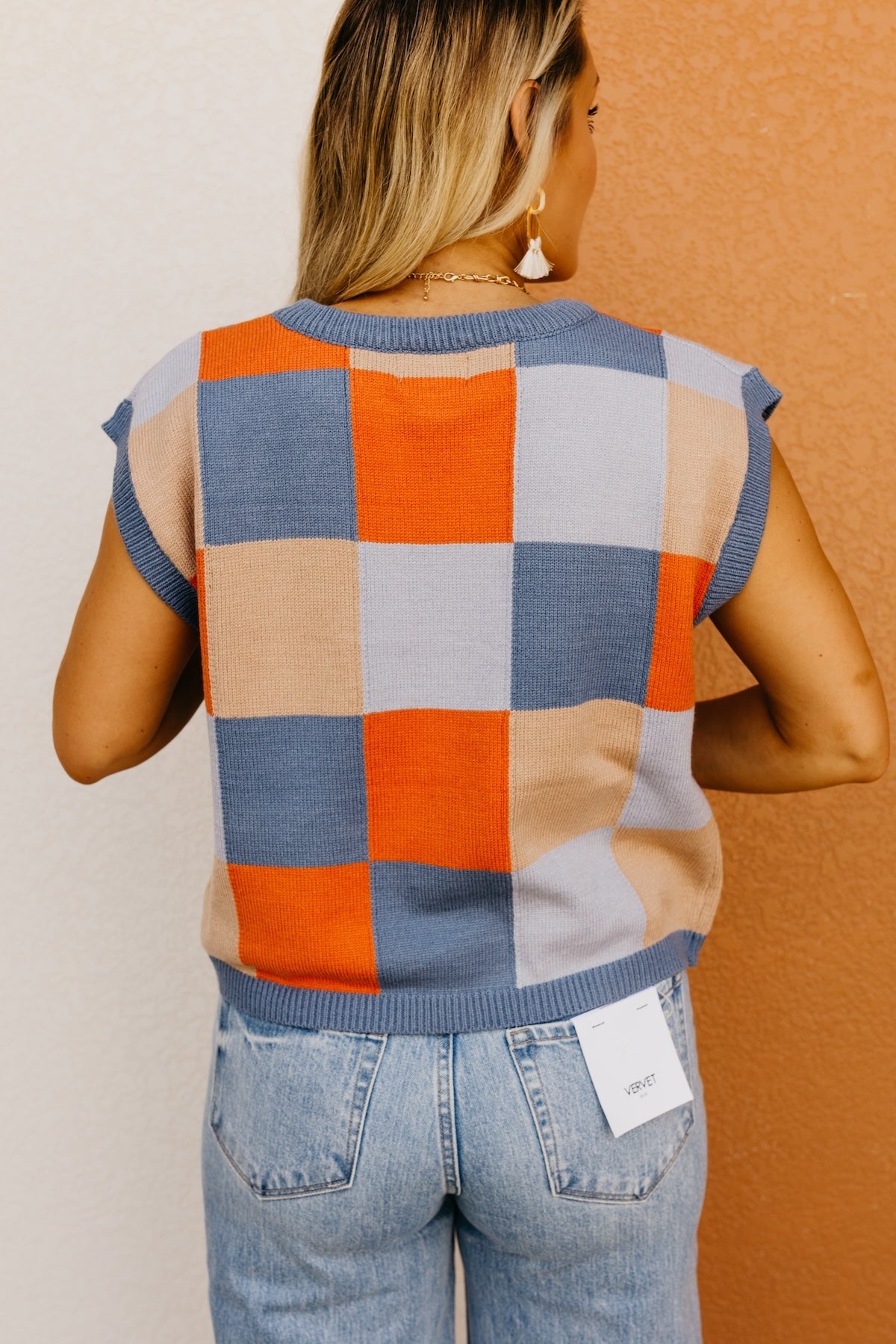 The Kinsley Checkered Sweater