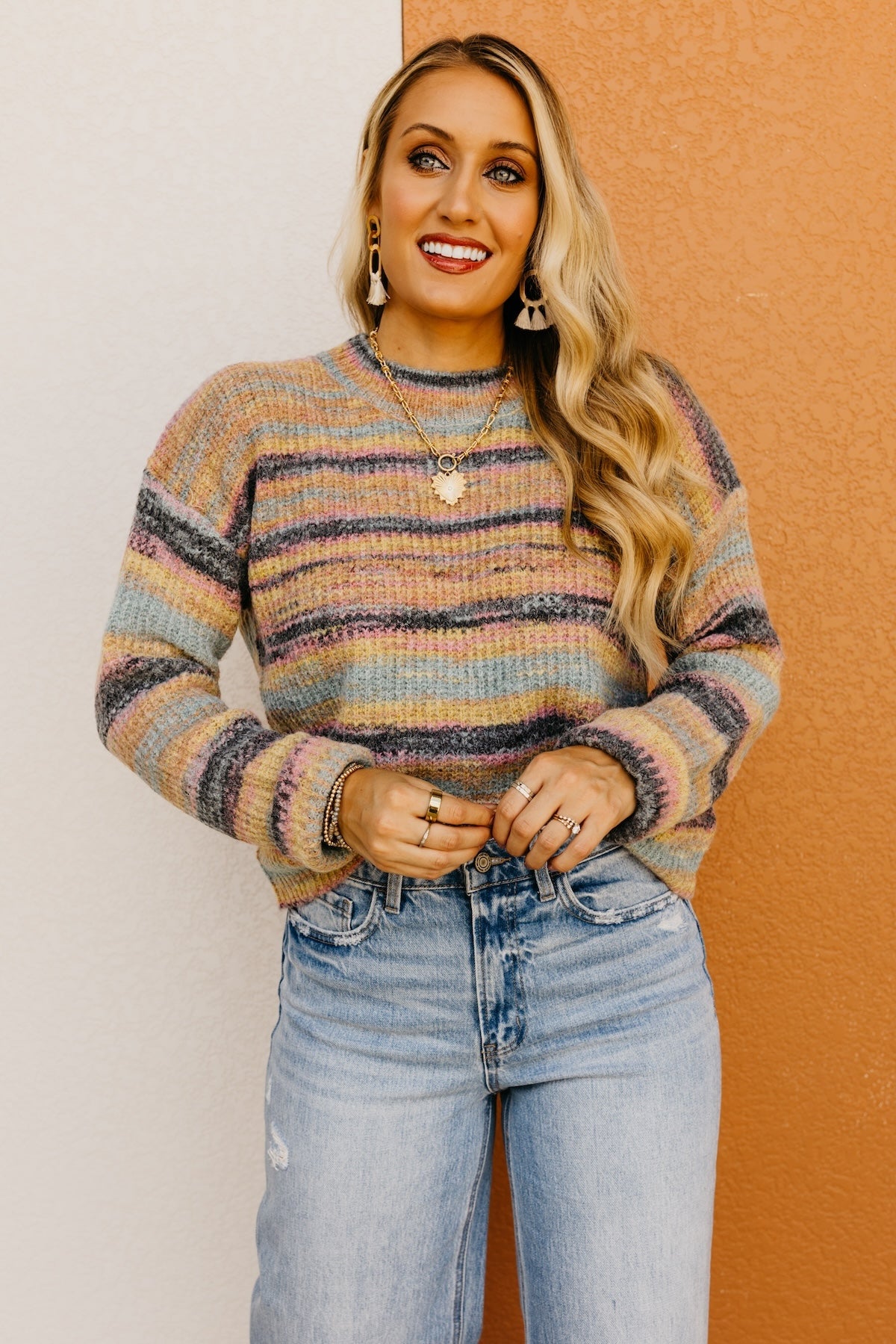 The Ernest Multi Striped Sweater