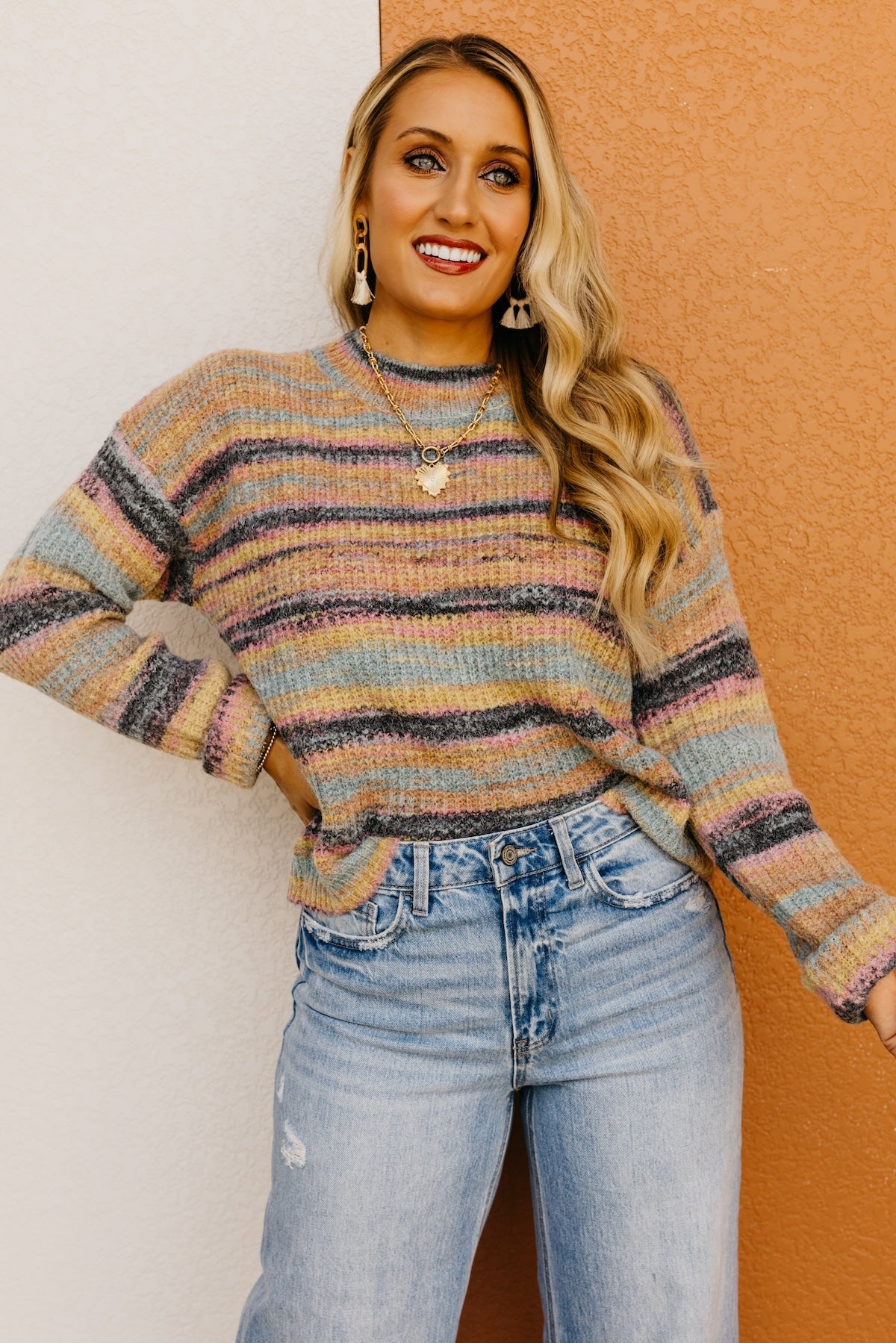 The Ernest Multi Striped Sweater