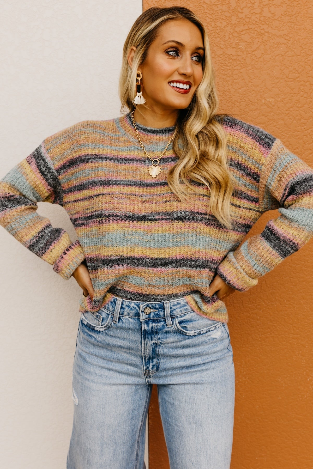 The Ernest Multi Striped Sweater