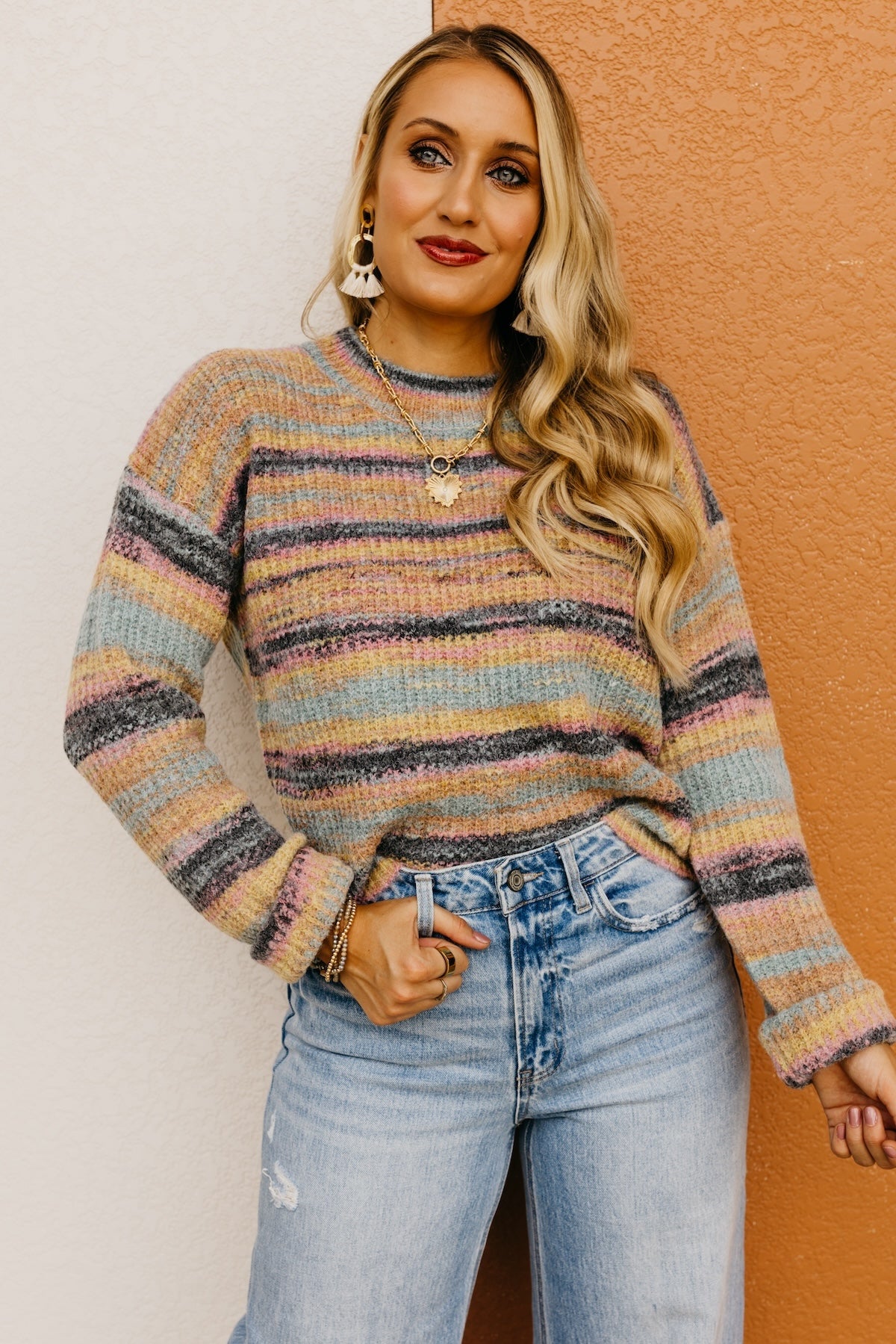 The Ernest Multi Striped Sweater