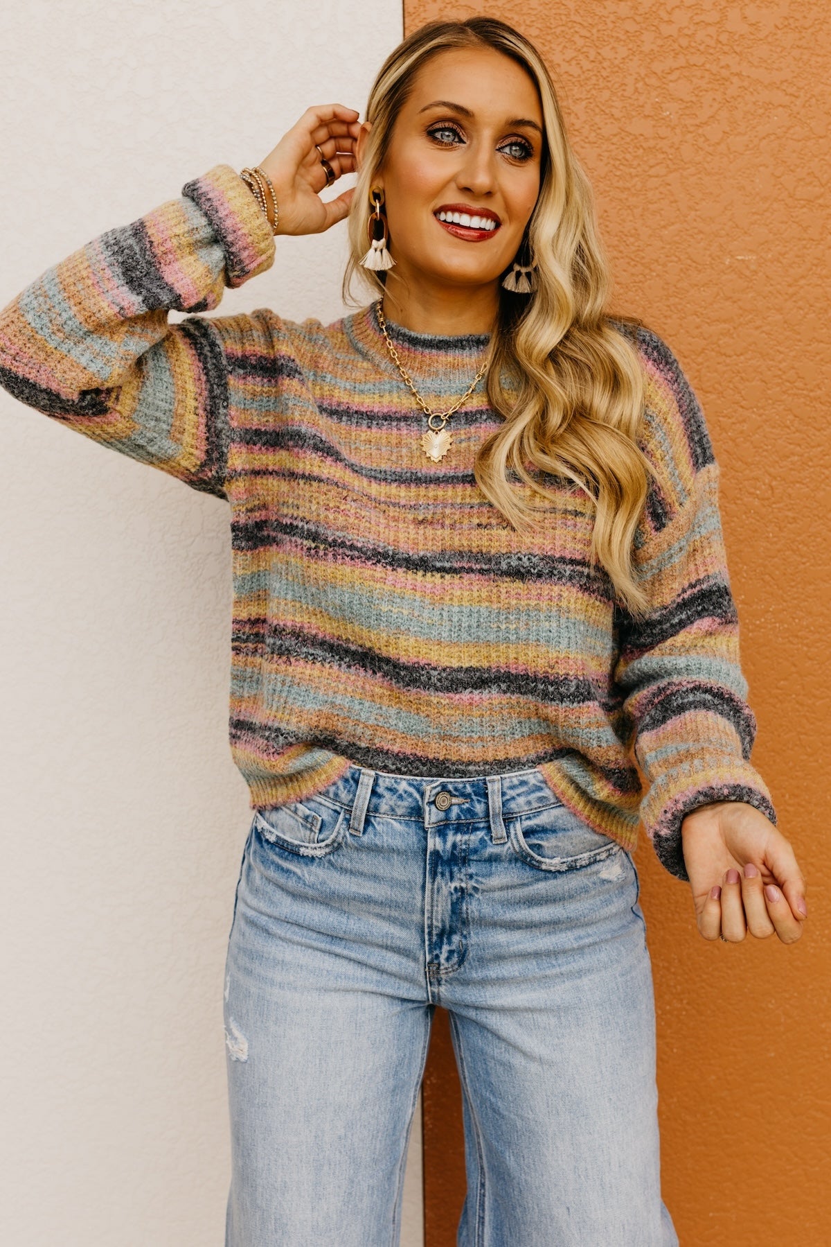 The Ernest Multi Striped Sweater