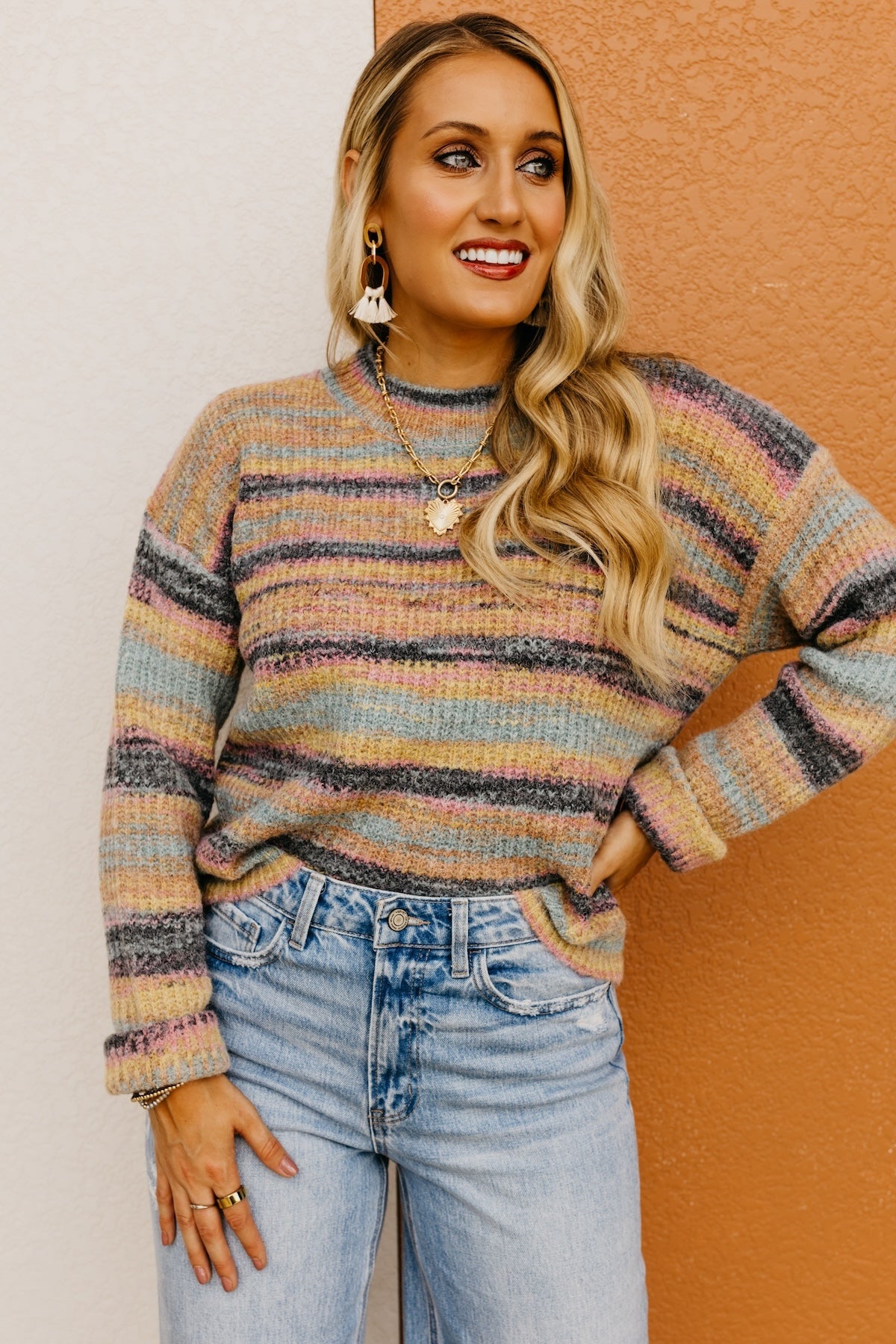 The Ernest Multi Striped Sweater