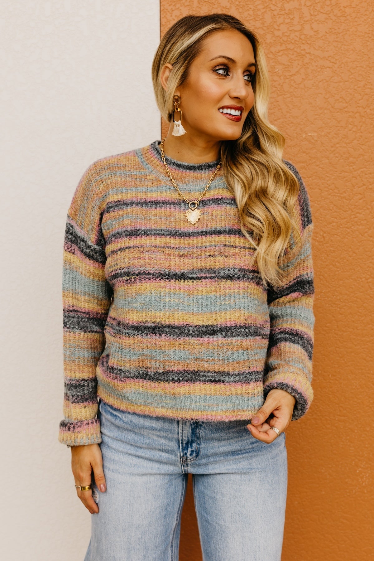 The Ernest Multi Striped Sweater