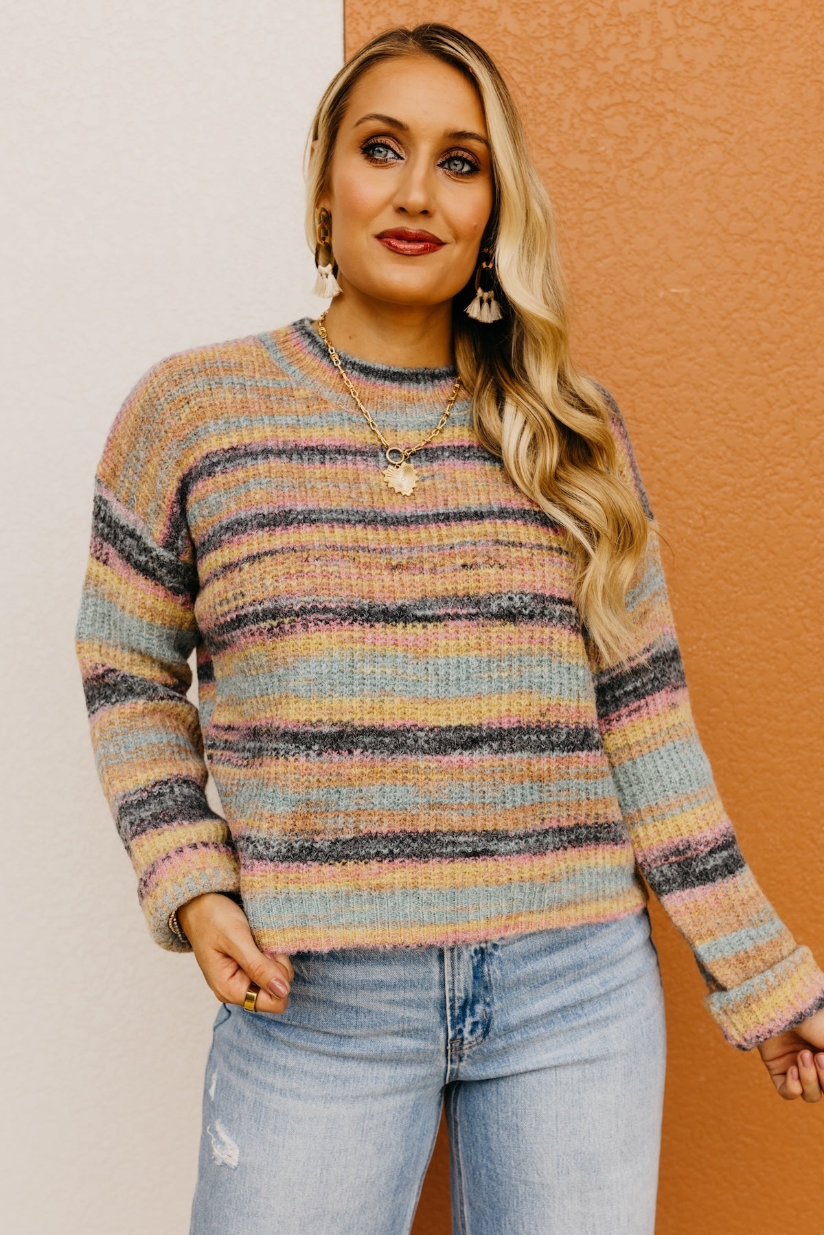 The Ernest Multi Striped Sweater