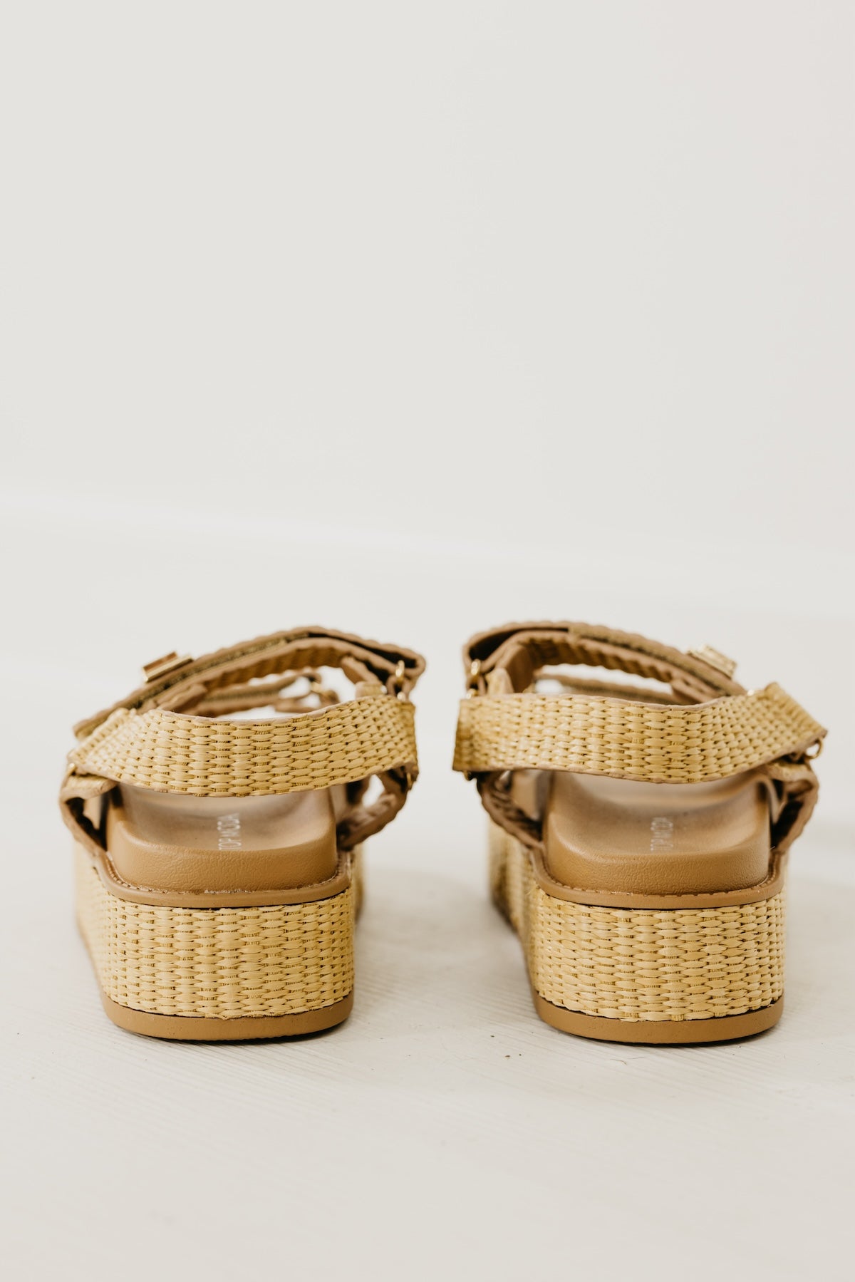 The Traci Platform Raffia Sandal