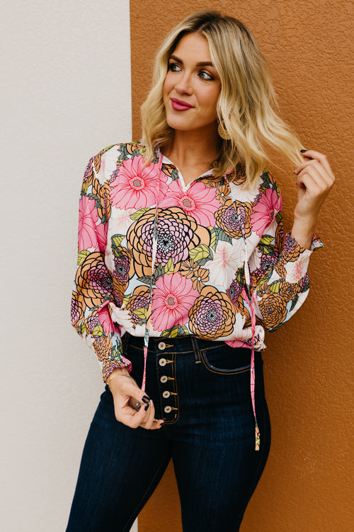 Forever Fine V-Neck Flounce Sleeve Blouse – Aimaleigh's Boutique