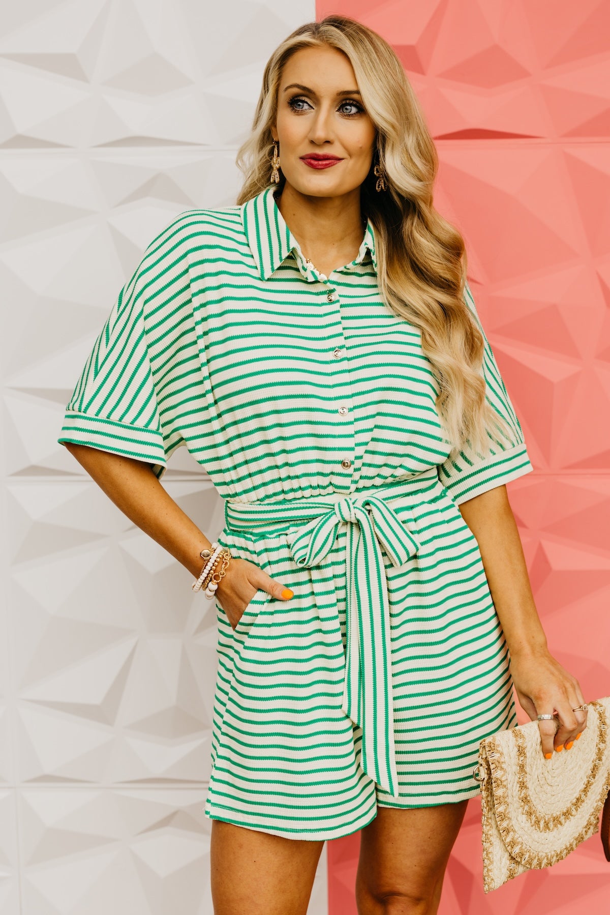 The Lorenzo Tie Waist Romper