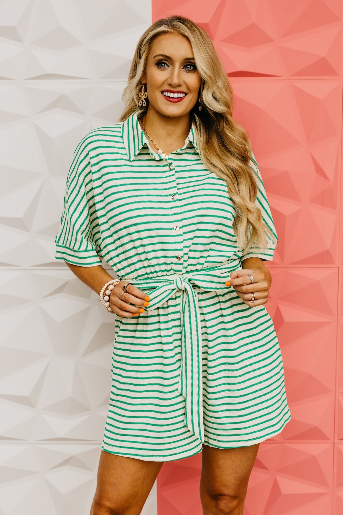 The Lorenzo Tie Waist Romper