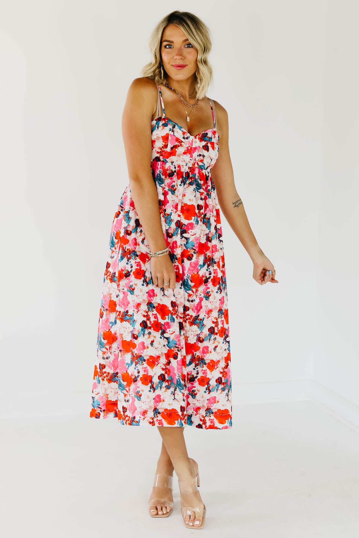 The Hugo Floral Midi Dress