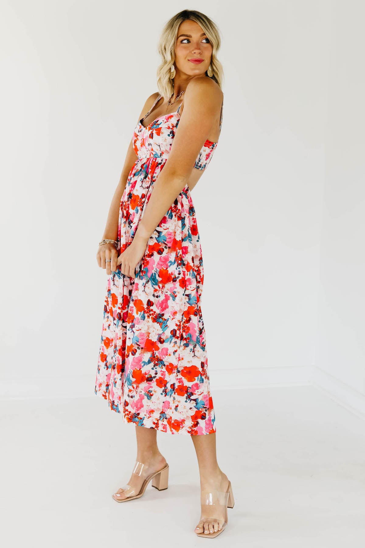 The Hugo Floral Midi Dress