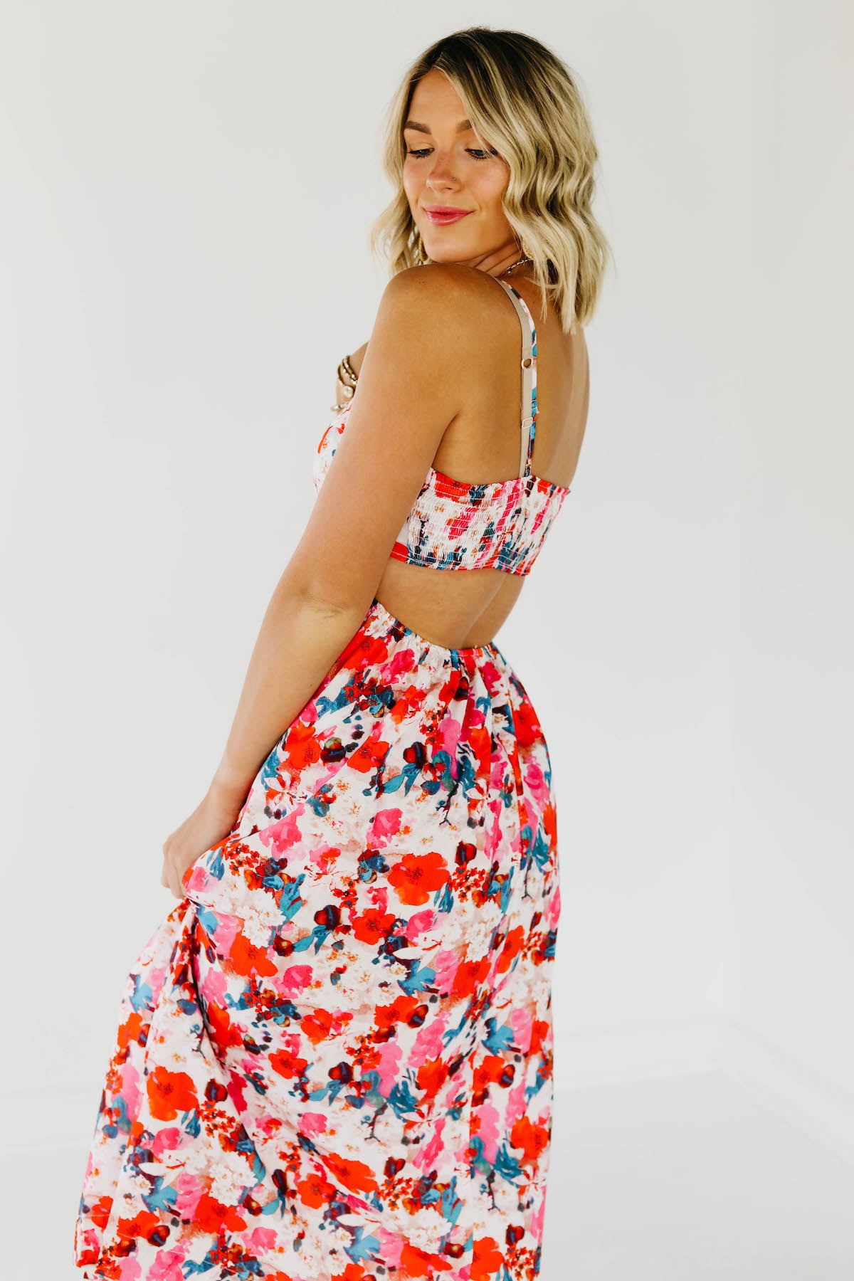 The Hugo Floral Midi Dress