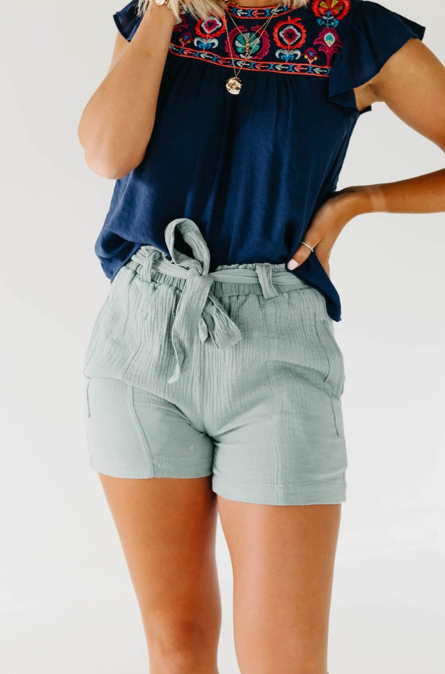 Mod Boutique The Lush Liana Paperbag Shorts