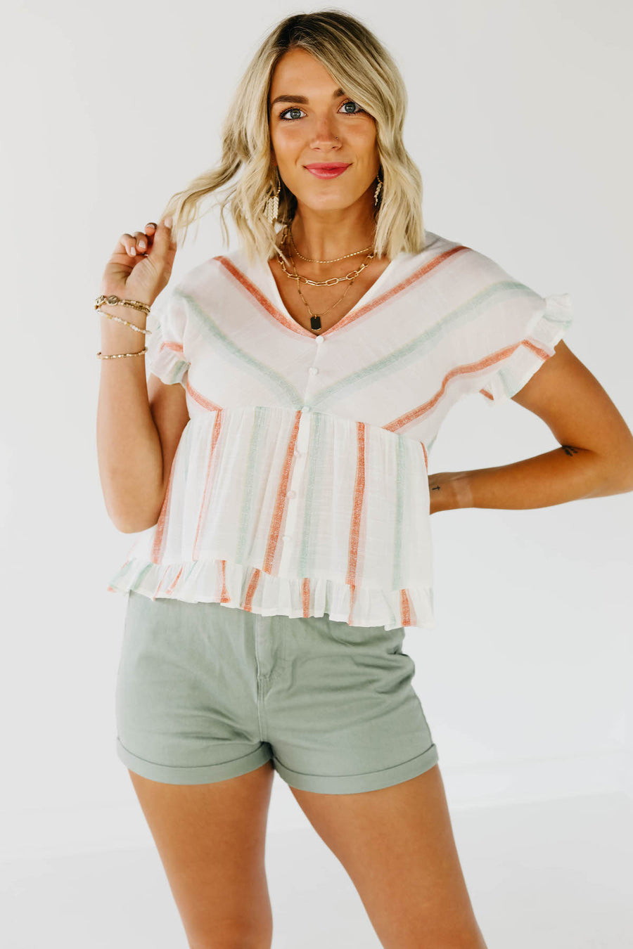 The Jerome Button Down Striped Shirt