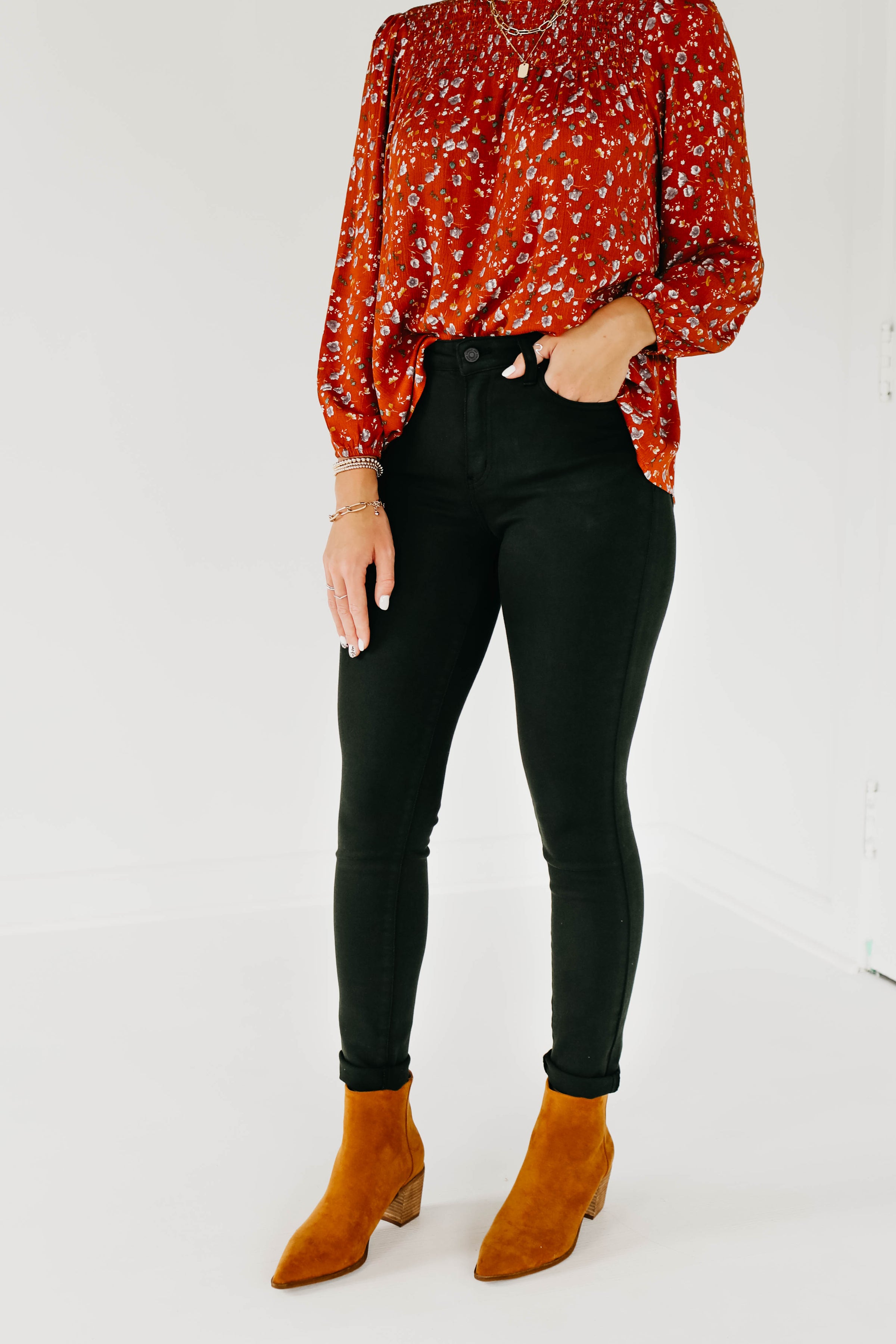 KanCan High Rise Skinny Red Jeans